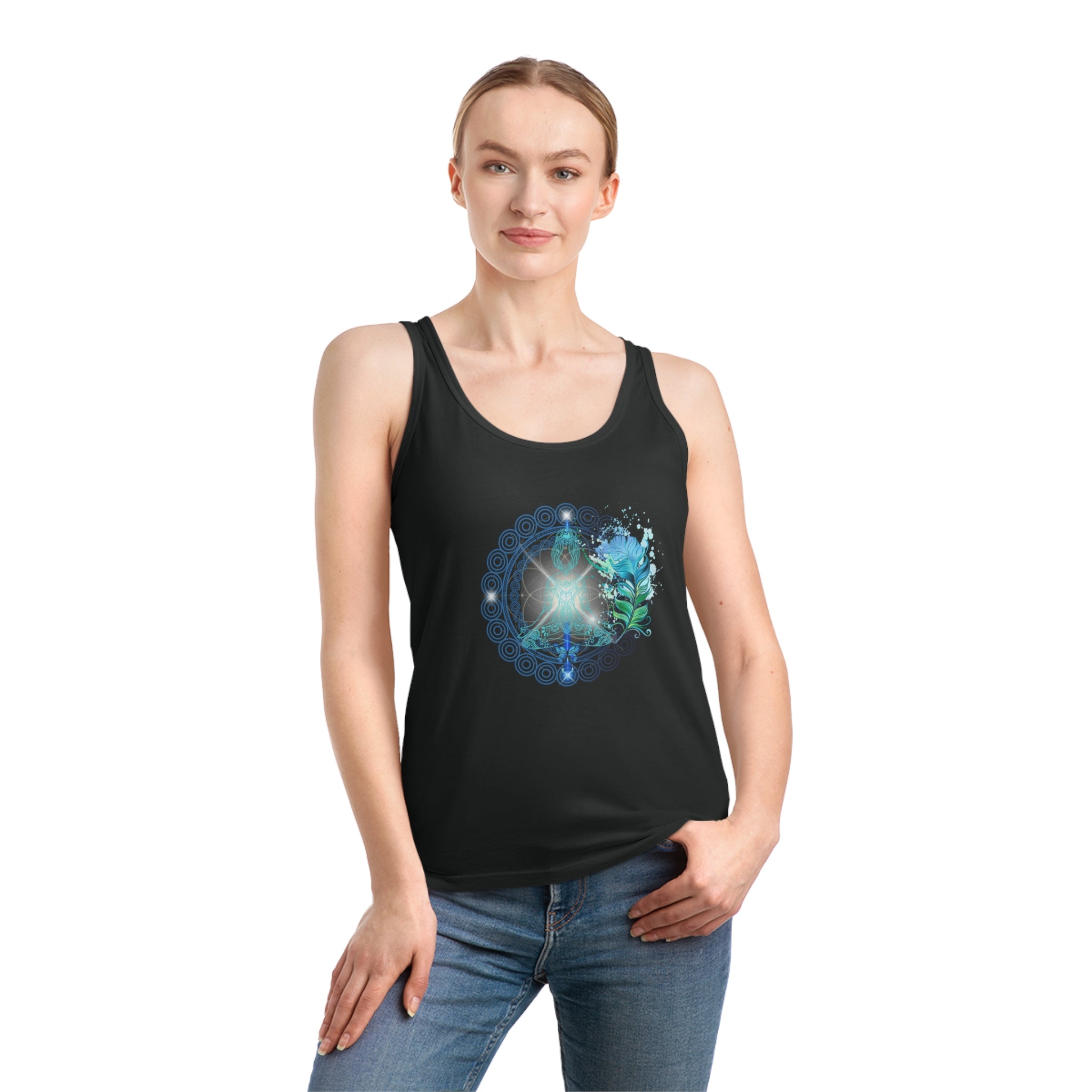 Mystisches Damentop - Tank Top aus Bio-Baumwolle - Divine DeSein