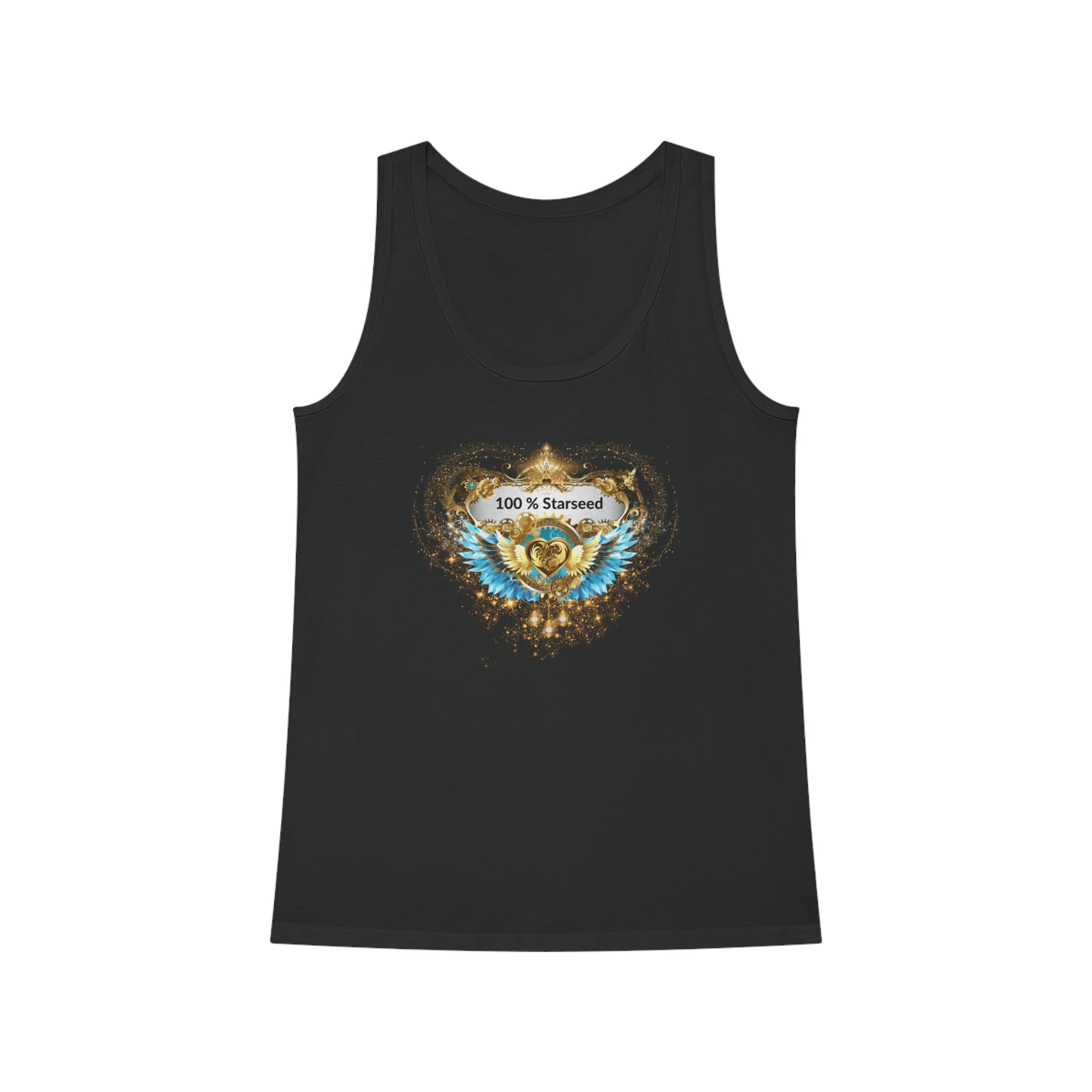 Esoterisches Damentop "Starseed" Tank Top aus Bio-Baumwolle - Divine DeSein