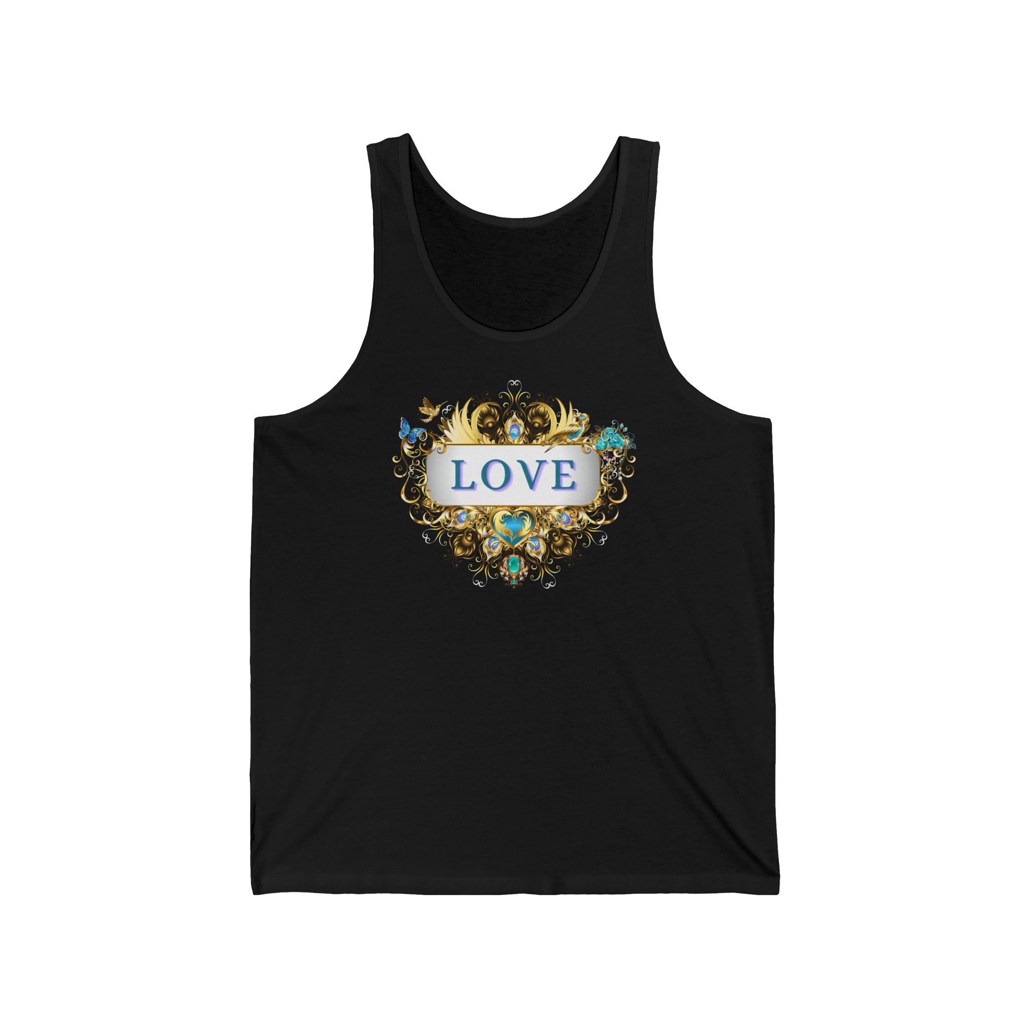 Damentop "LOVE" Tank Top aus Bio-Baumwolle