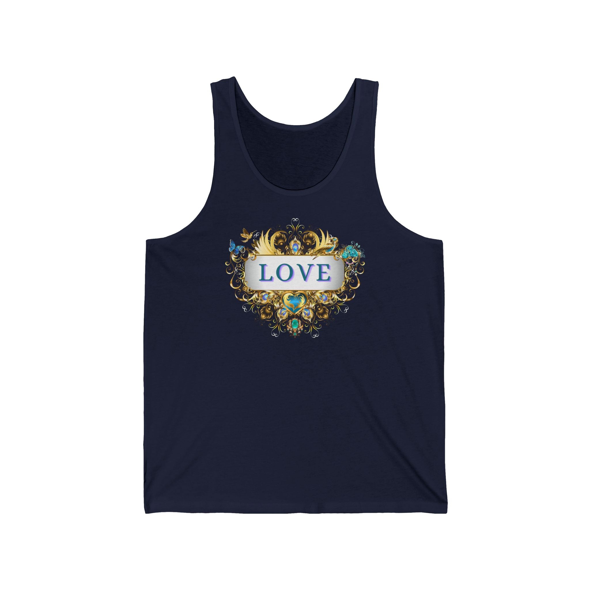 Damentop "LOVE" Tank Top aus Bio-Baumwolle