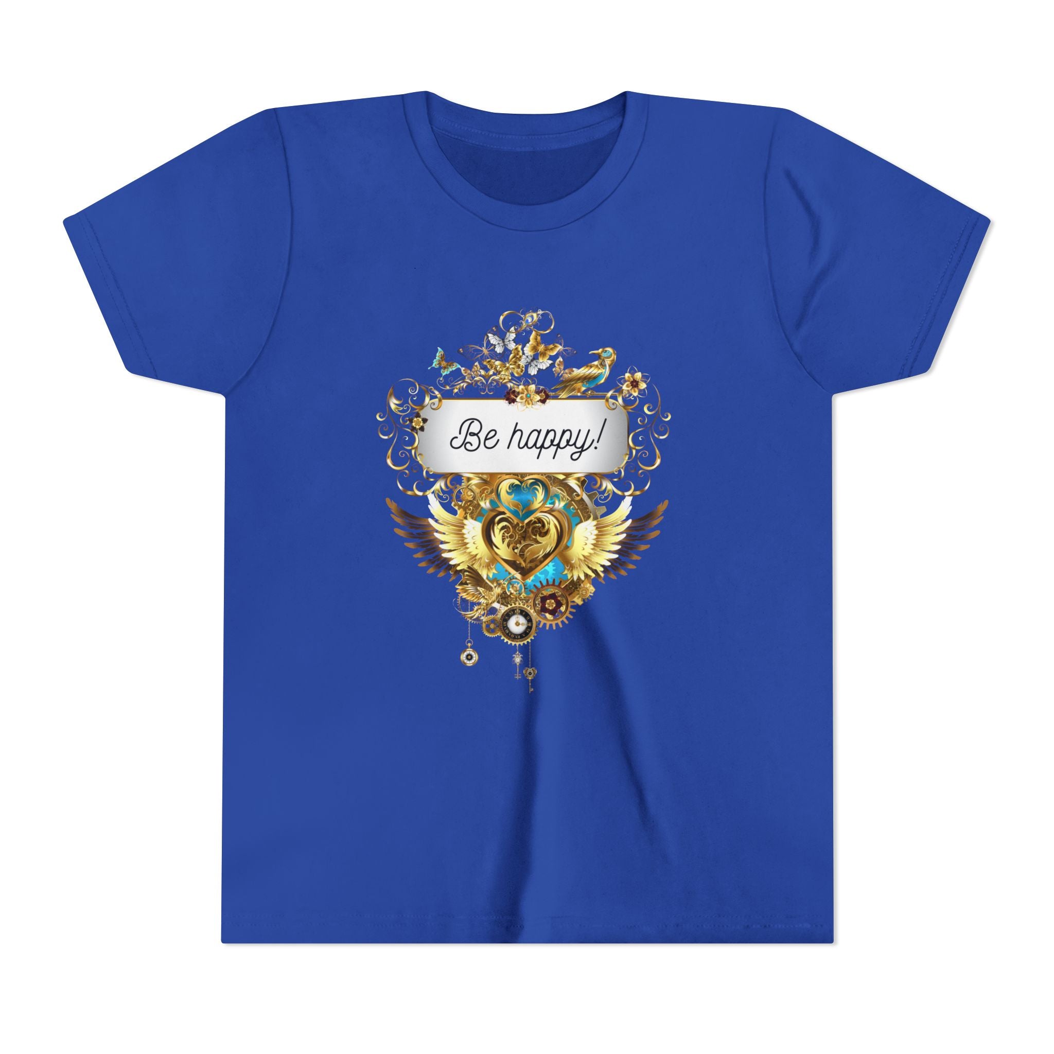 Kindershirt 'Be Happy' Design