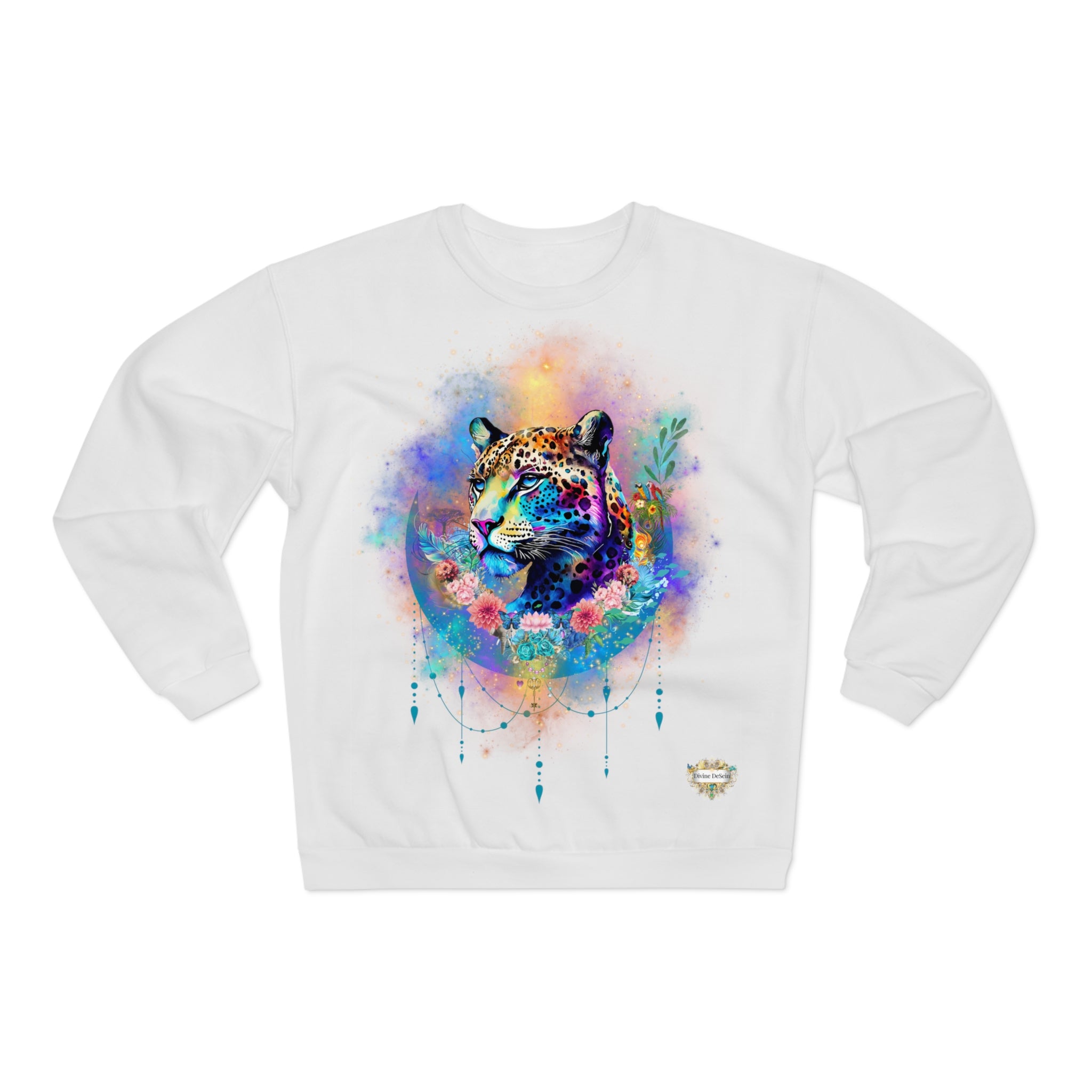 Bagheera´s Zauber Unisex Sweatshirt mit Designer-Leopardenprint
