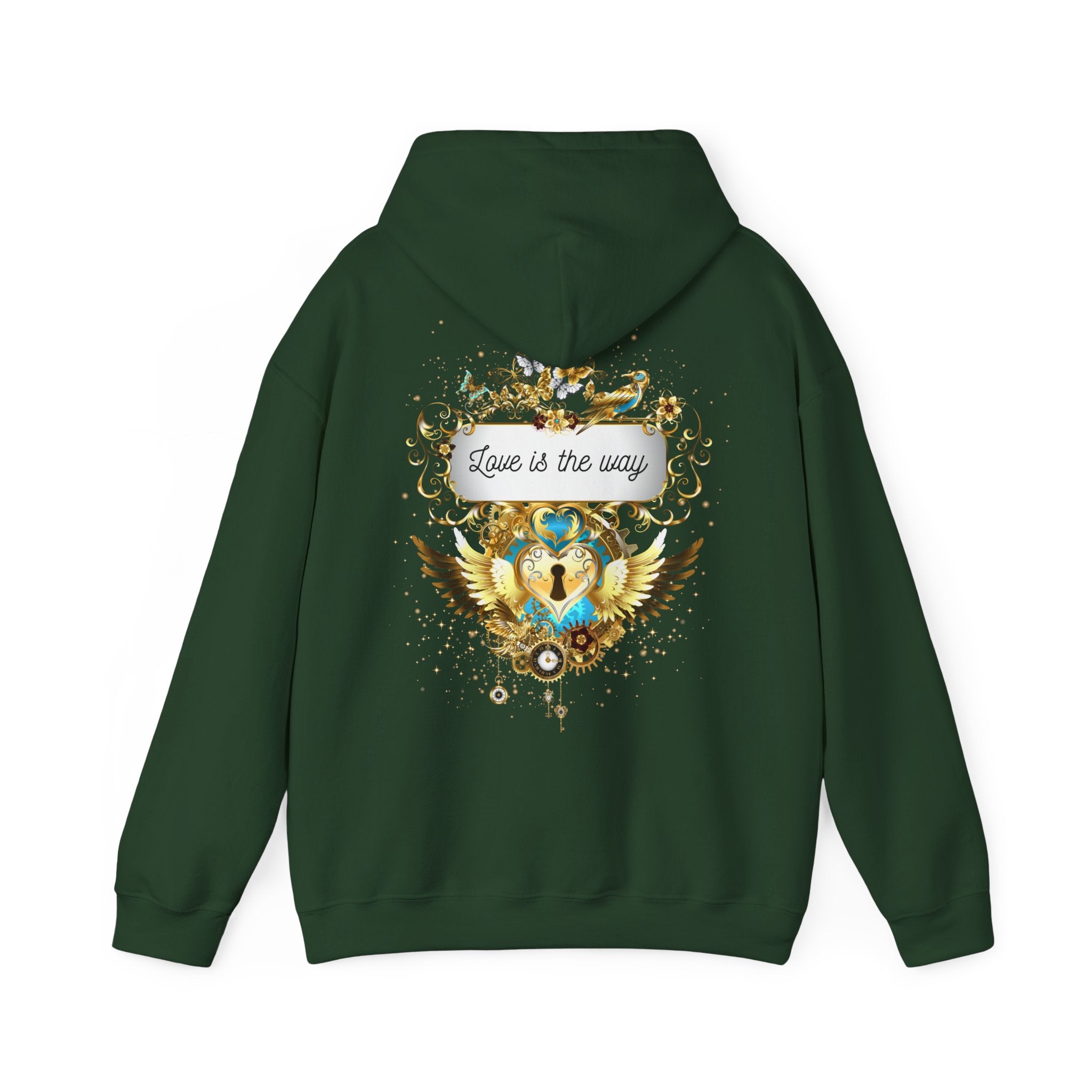 Love is the way - Kuscheliger Statement Hoodie - Divine DeSein
