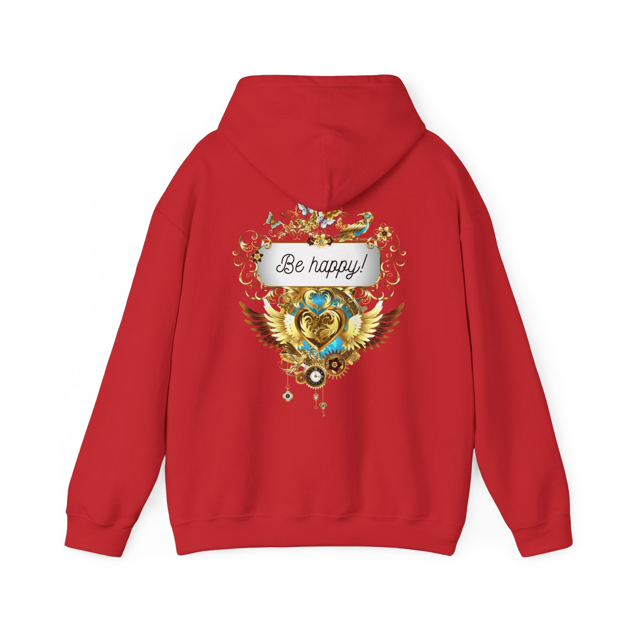 Be Happy - Kuscheliger Statement Hoodie