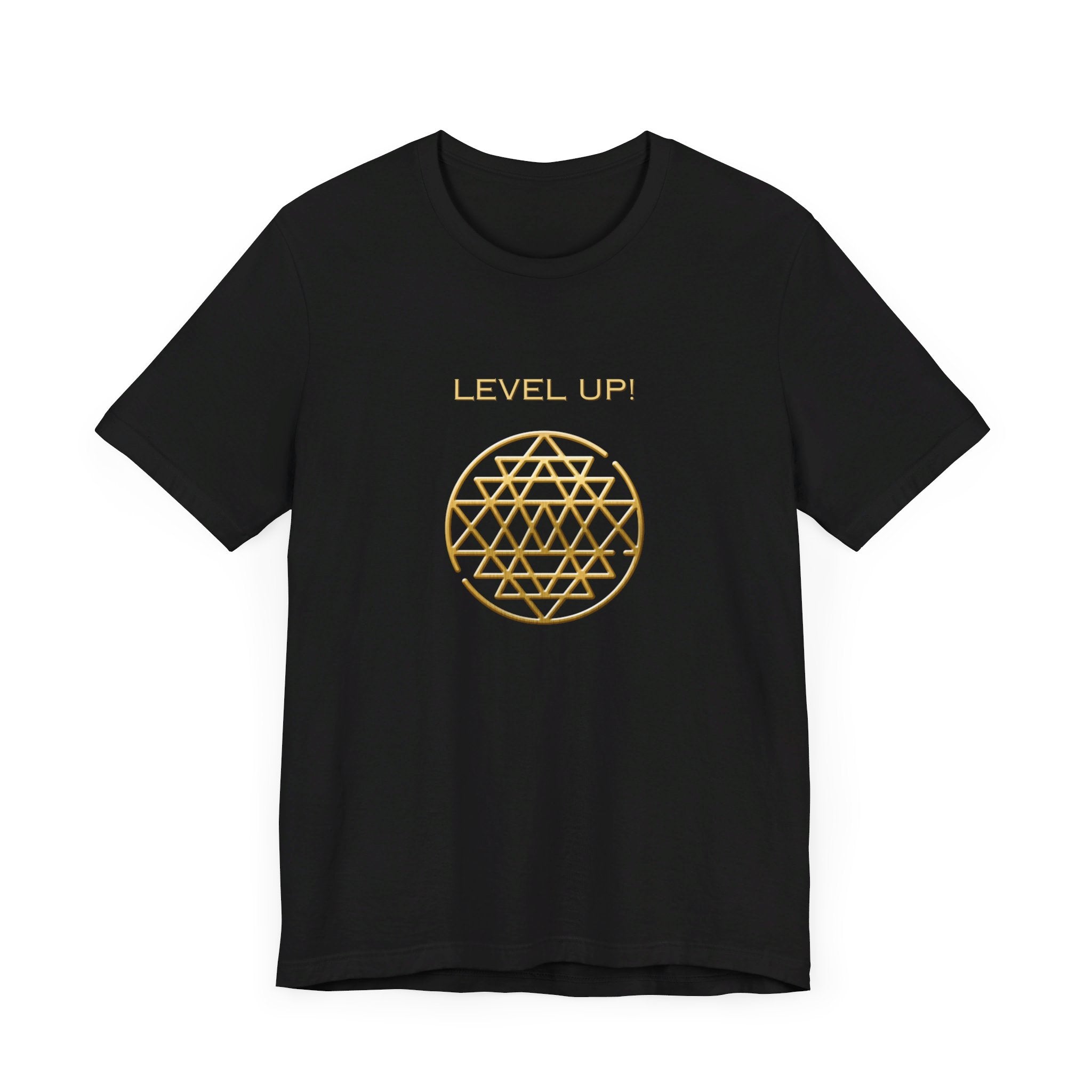 Level up! - Unisex Jersey Short Sleeve Tee - Divine DeSein