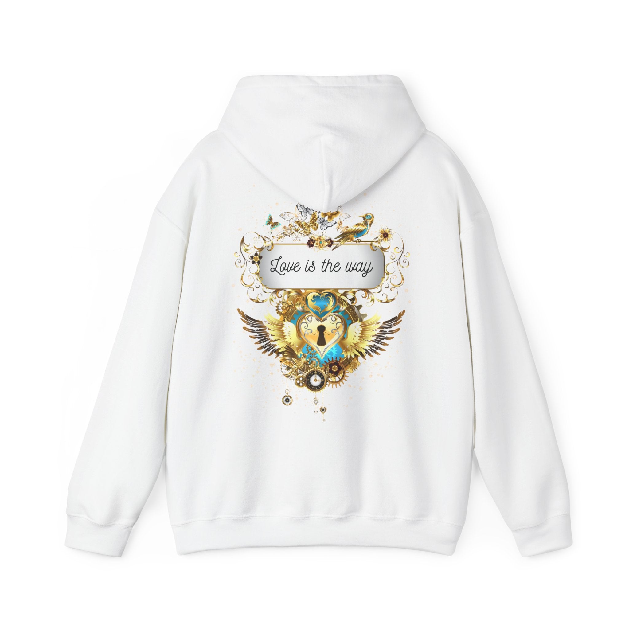 Love is the way - Kuscheliger Statement Hoodie - Divine DeSein