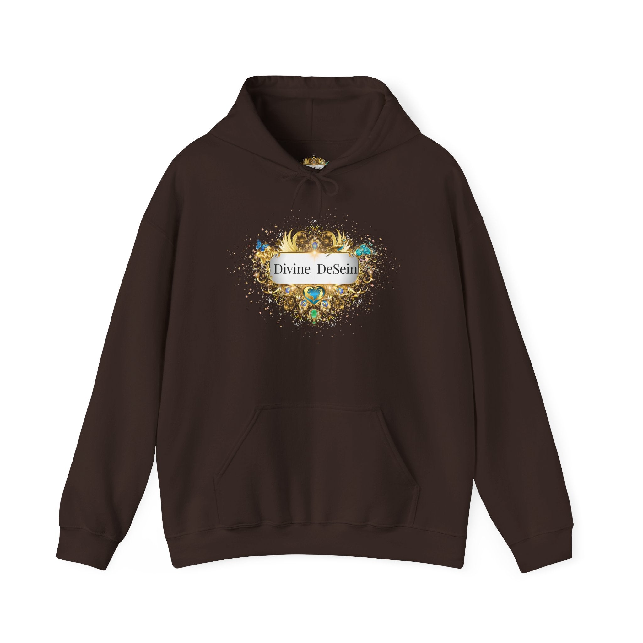 Be Happy - Kuscheliger Statement Hoodie für Männer - Divine DeSein
