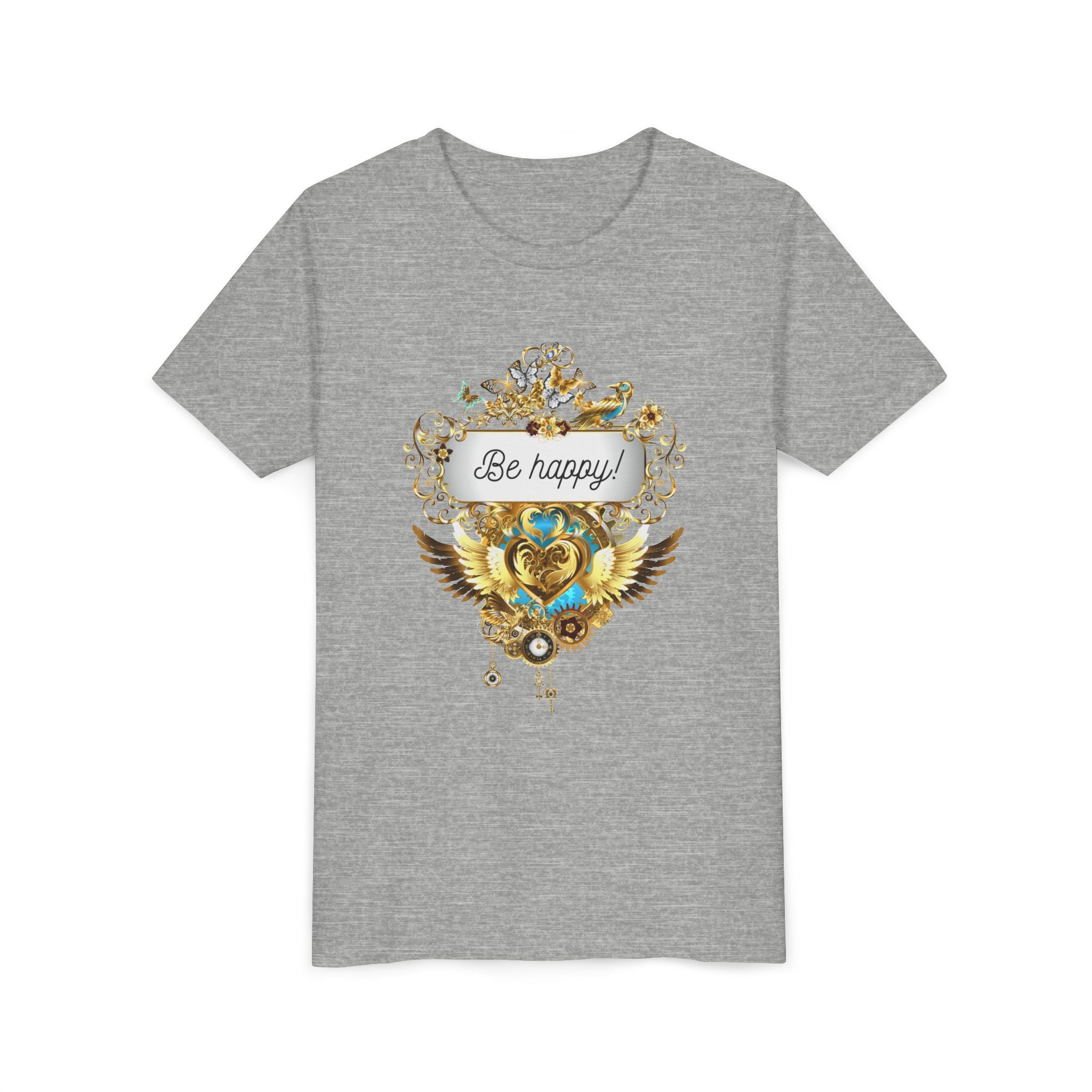 Kindershirt 'Be Happy' Design