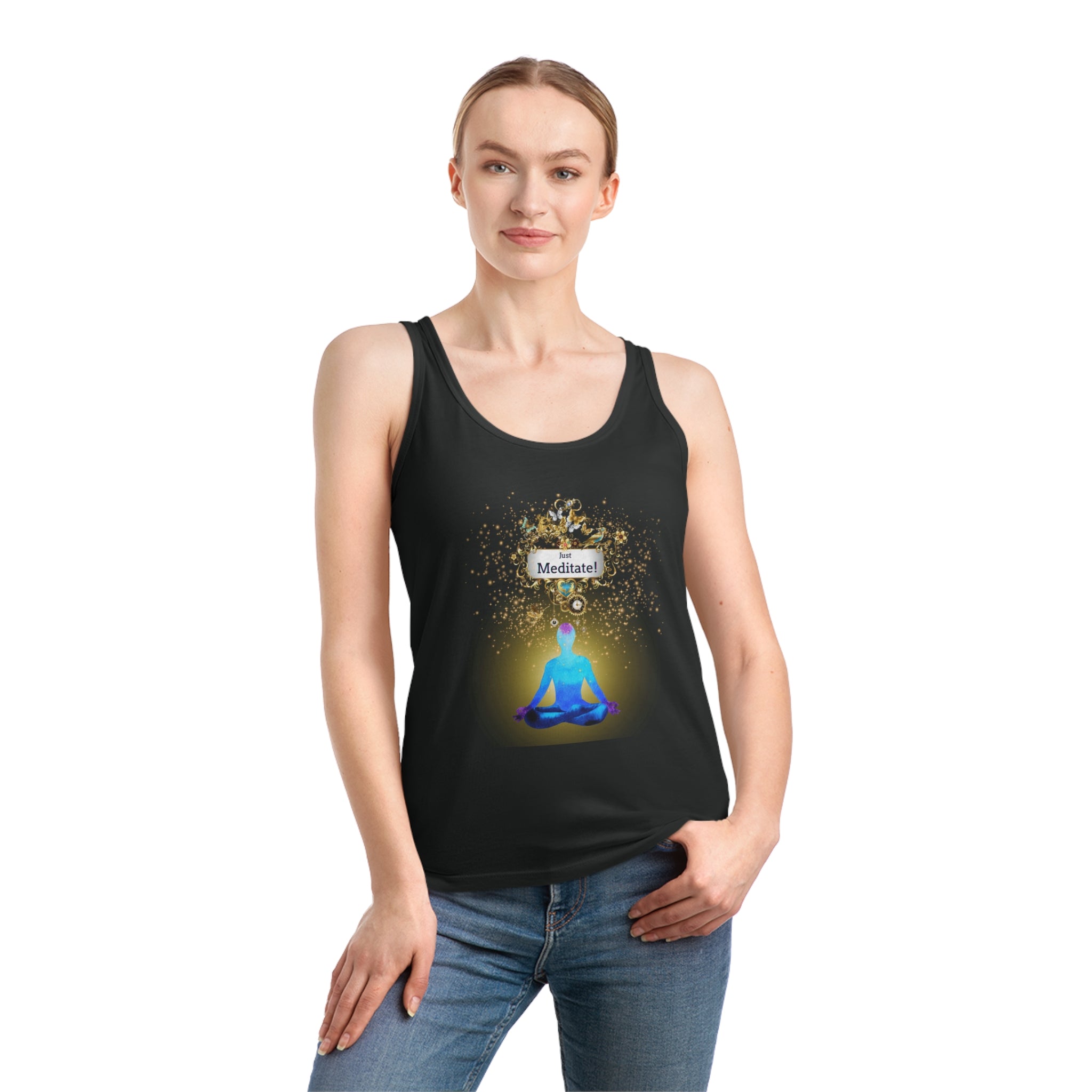 Damentop "Meditation" Tank Top aus Bio-Baumwolle - Divine DeSein
