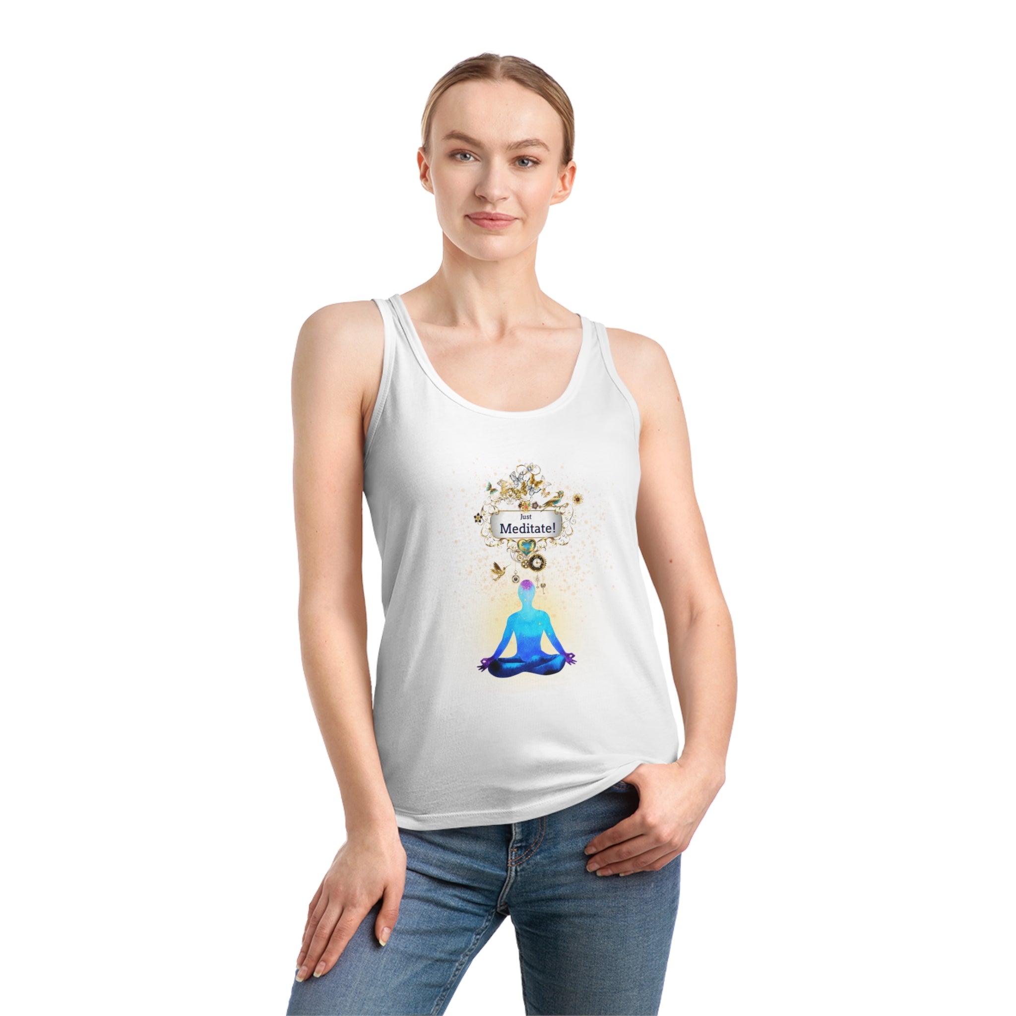 Damentop "Meditation" Tank Top aus Bio-Baumwolle - Divine DeSein