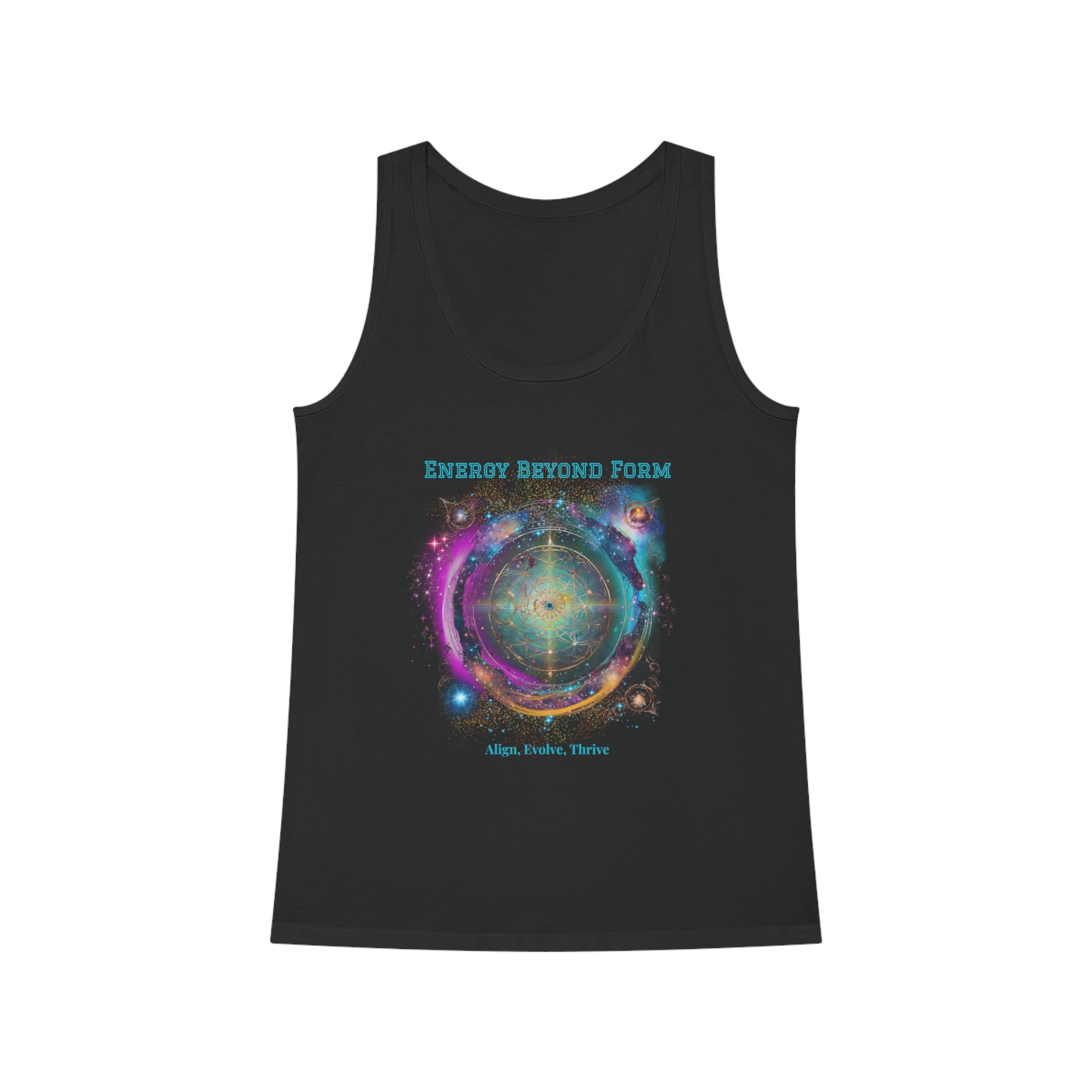 Galaxie Damentop "Energy beyond form" Tank Top aus Bio-Baumwolle - Divine DeSein