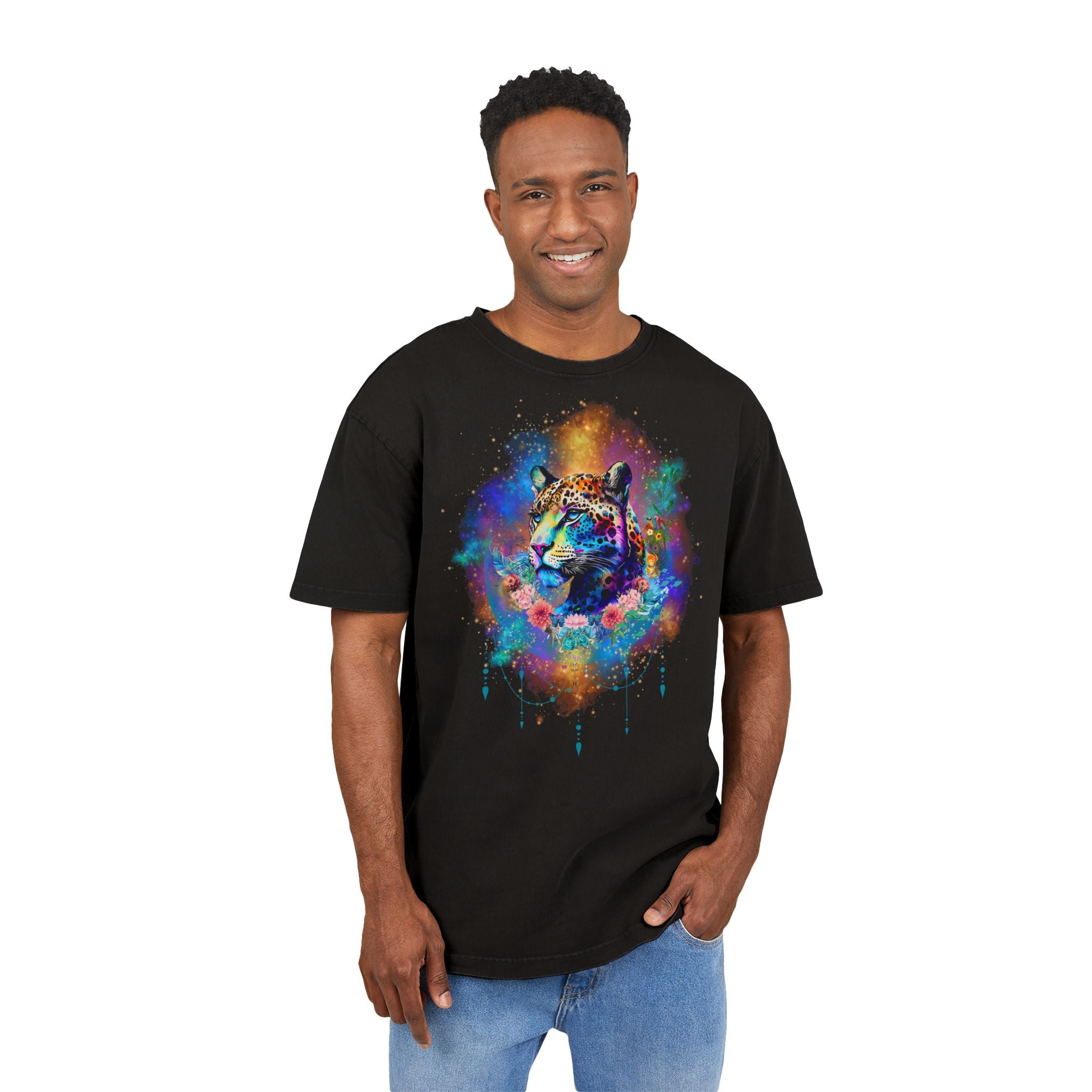 Bagheera Acid Washed Oversize T-Shirt - Divine DeSein