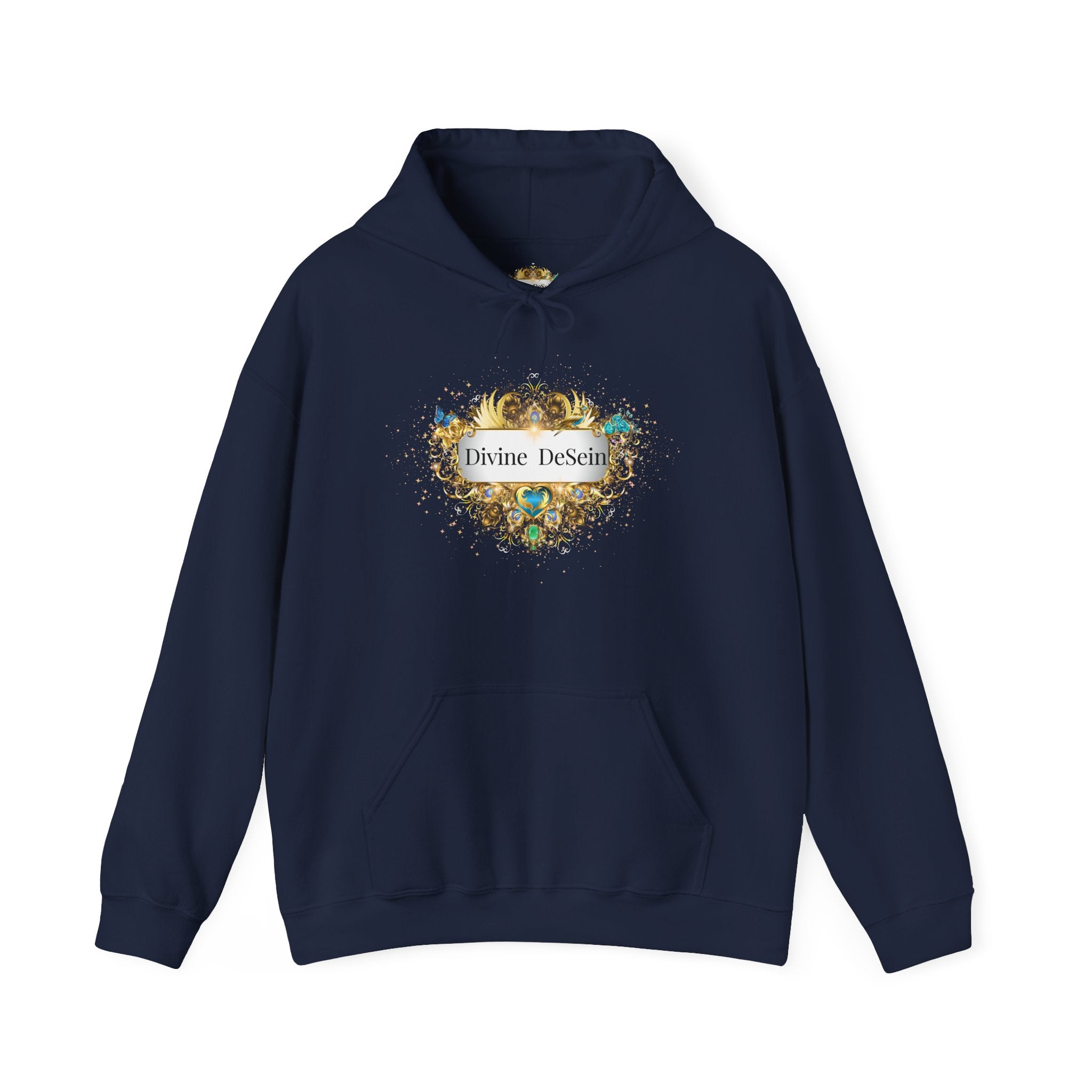 Be Happy - Kuscheliger Statement Hoodie für Männer - Divine DeSein