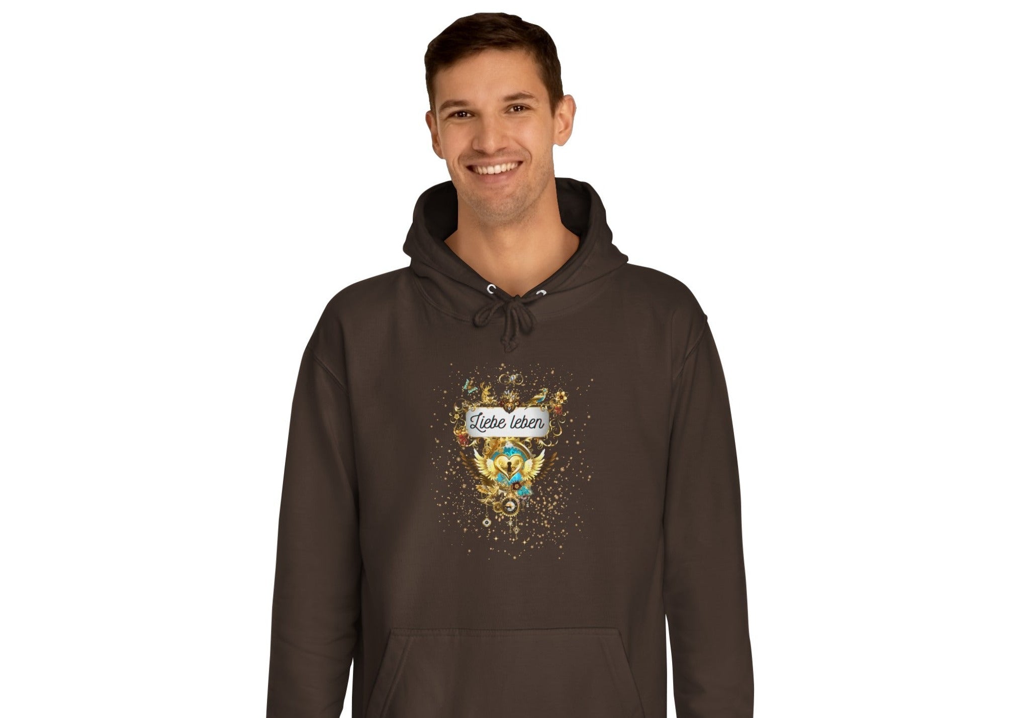 Liebe Leben - Unisex College Hoodie - Divine DeSein