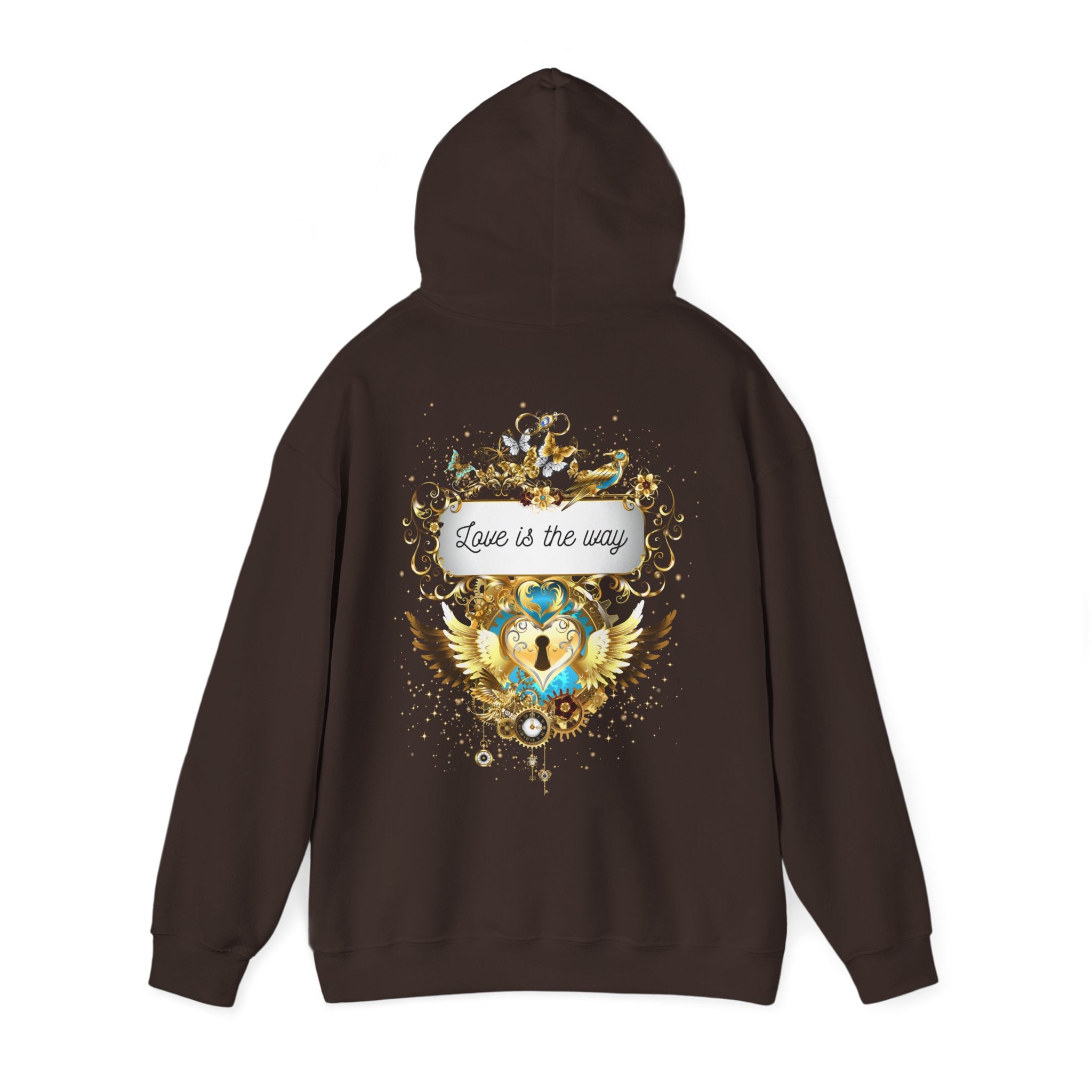 Love is the way - Kuscheliger Statement Hoodie - Divine DeSein