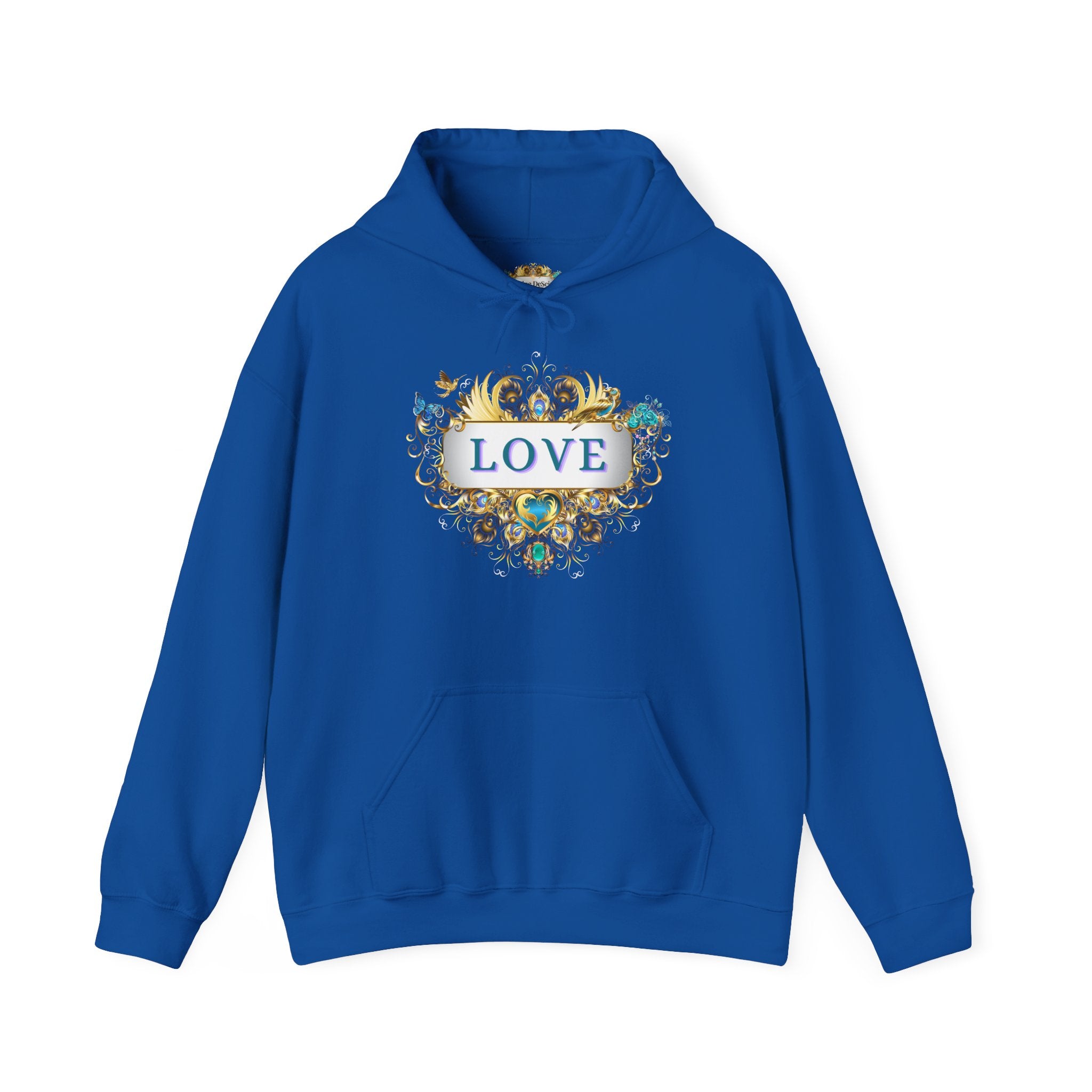 LOVE - Kuscheliger Statement Hoodie für Männer - Divine DeSein