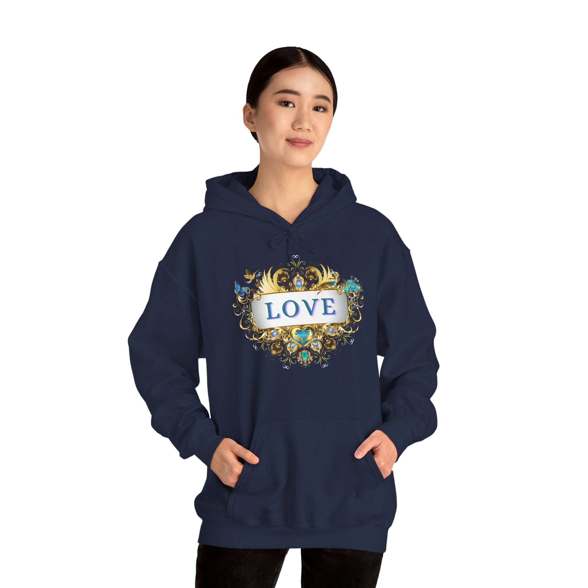 LOVE - Kuscheliger Statement Hoodie