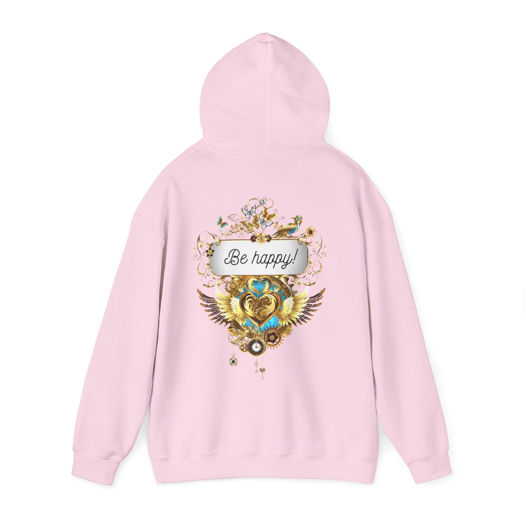 Be Happy - Kuscheliger Statement Hoodie