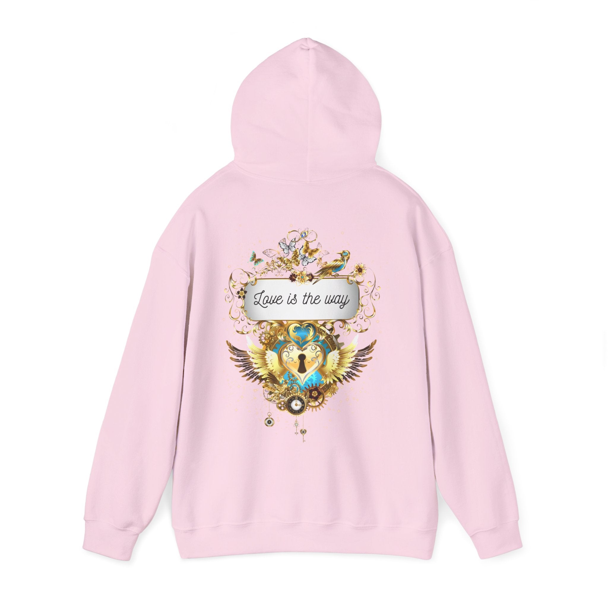 Love is the way - Kuscheliger Statement Hoodie - Divine DeSein