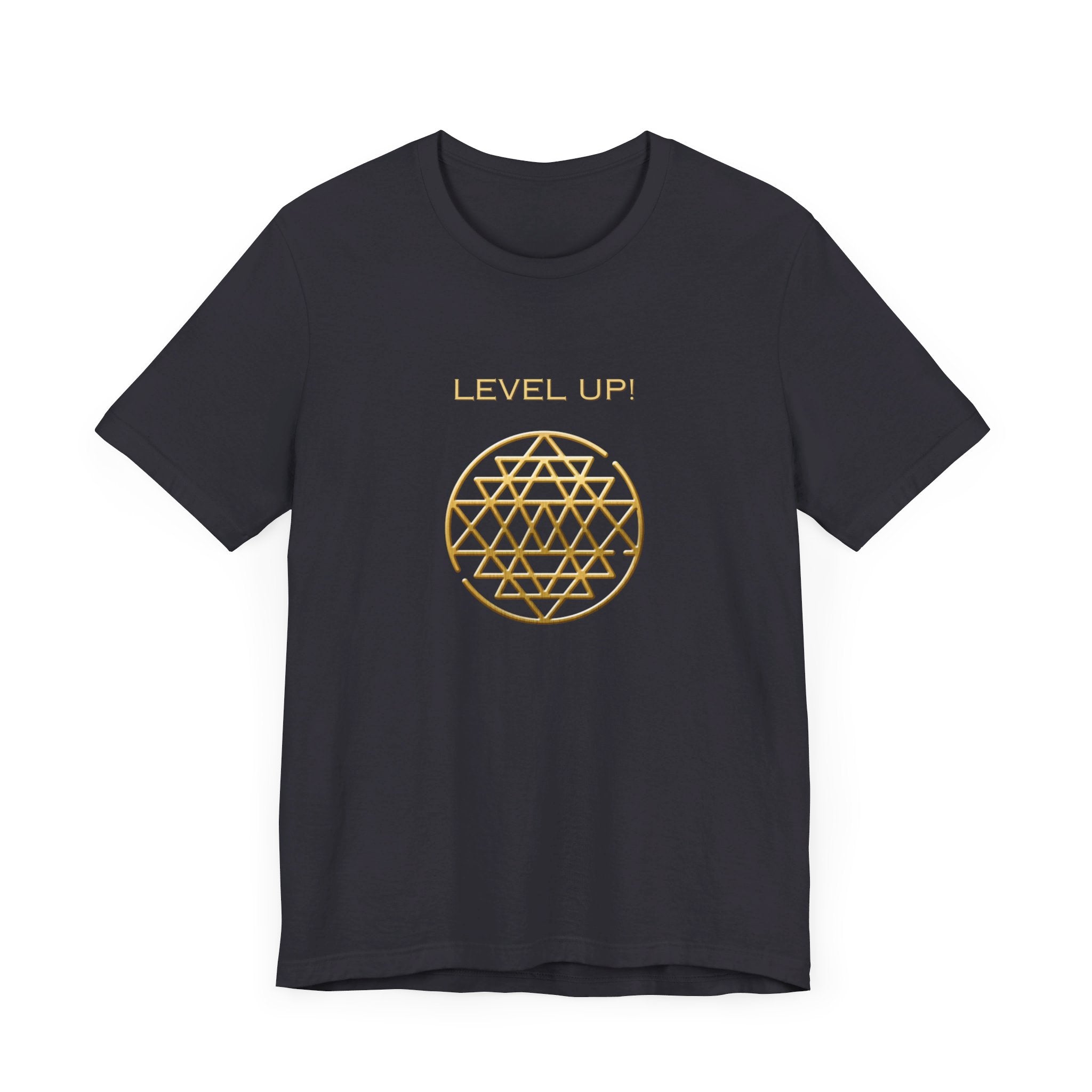 Level up! - Unisex Jersey Short Sleeve Tee - Divine DeSein