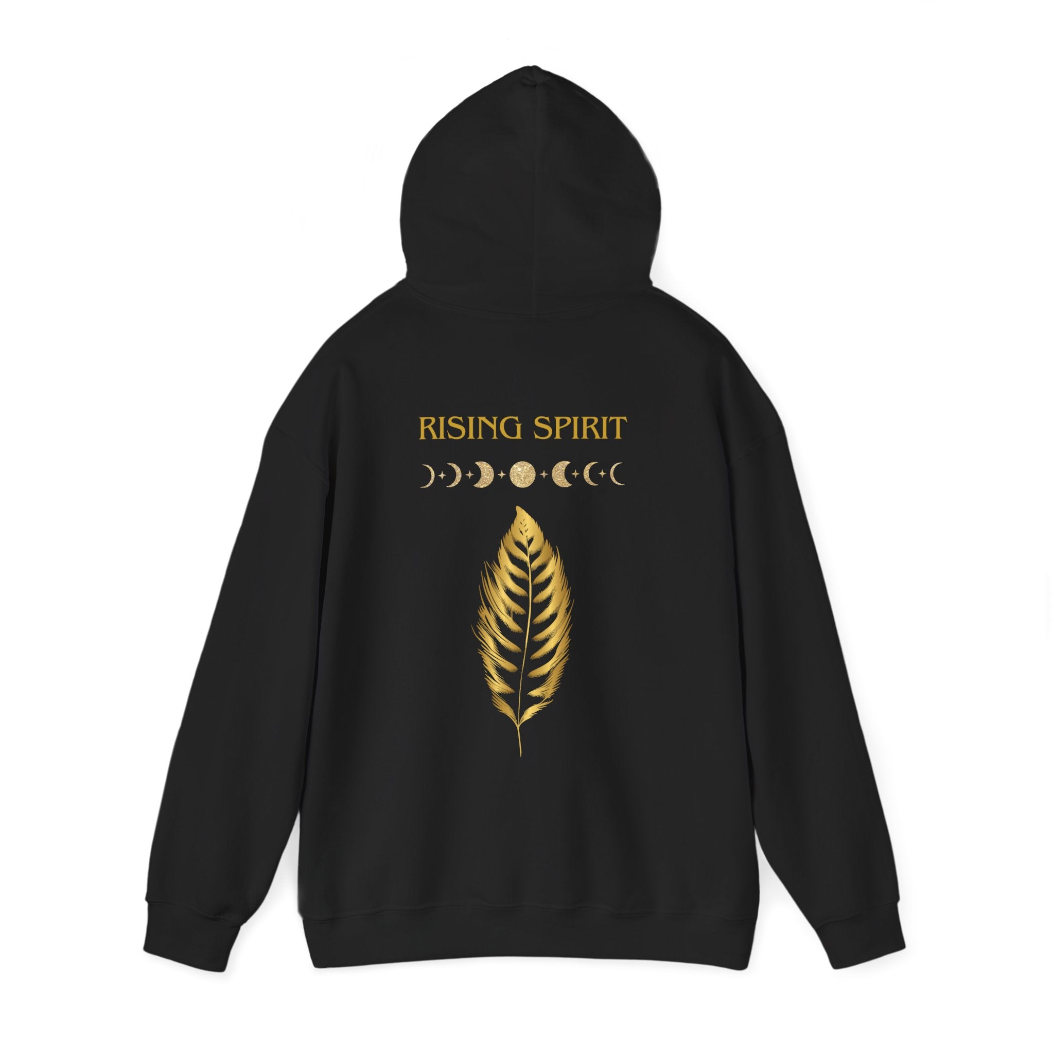 Rising Spirit - Kuscheliger Statement Hoodie für Männer - Divine DeSein