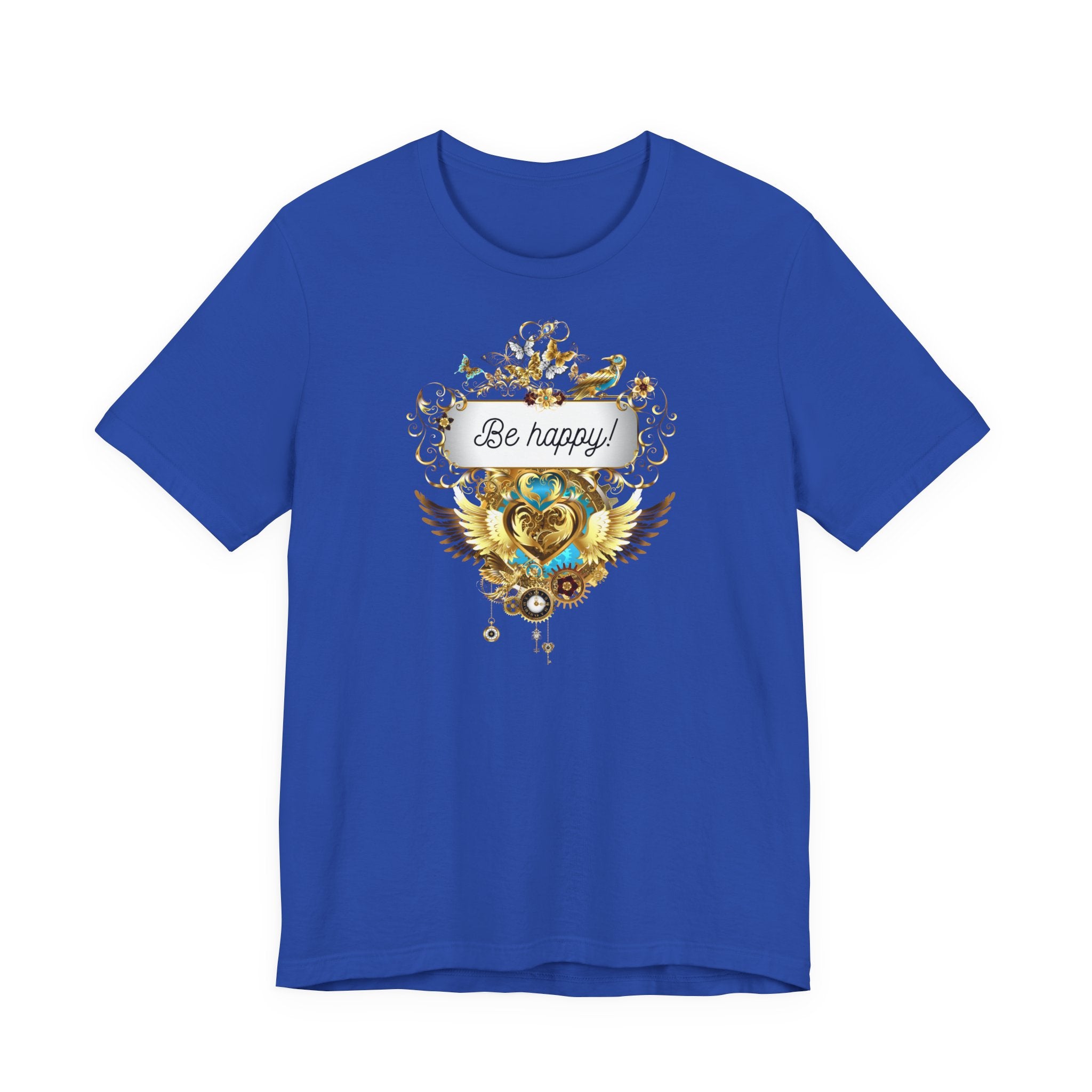 Be Happy - Spirituelles Damen T-Shirt - Divine DeSein