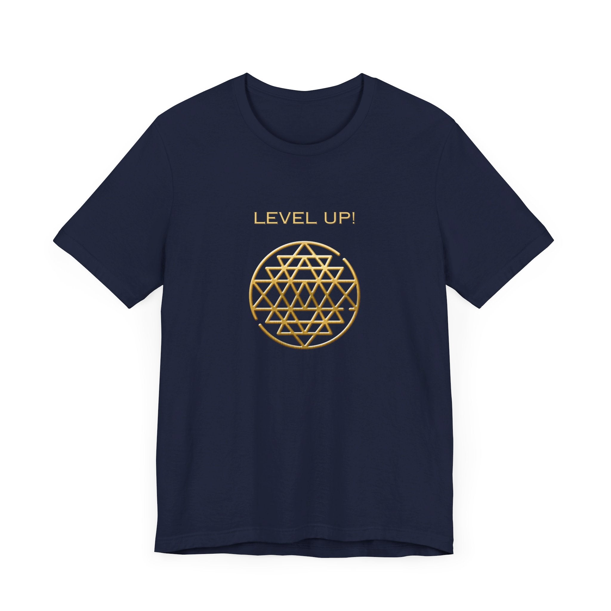 Level up! - Unisex Jersey Short Sleeve Tee - Divine DeSein