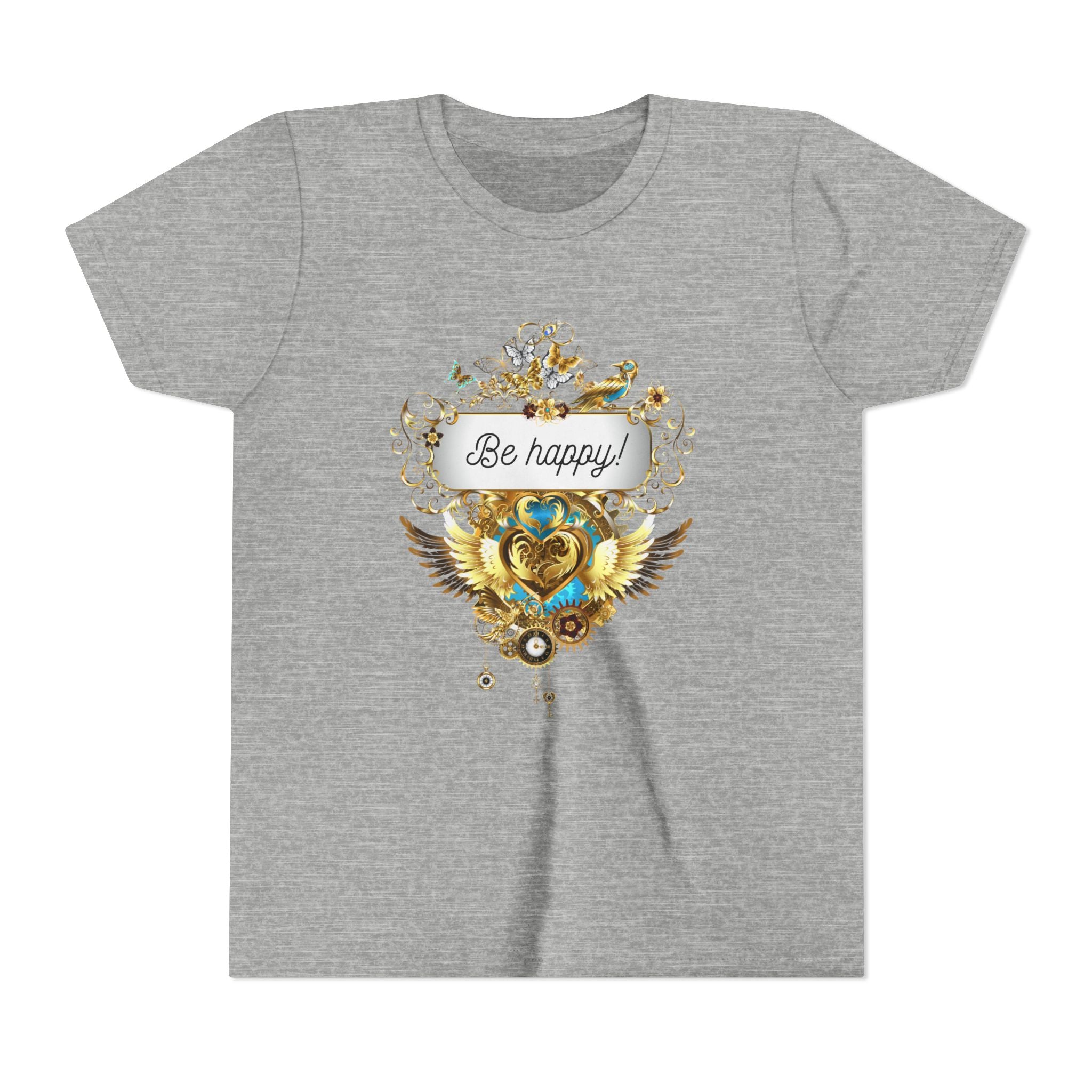 Kindershirt 'Be Happy' Design