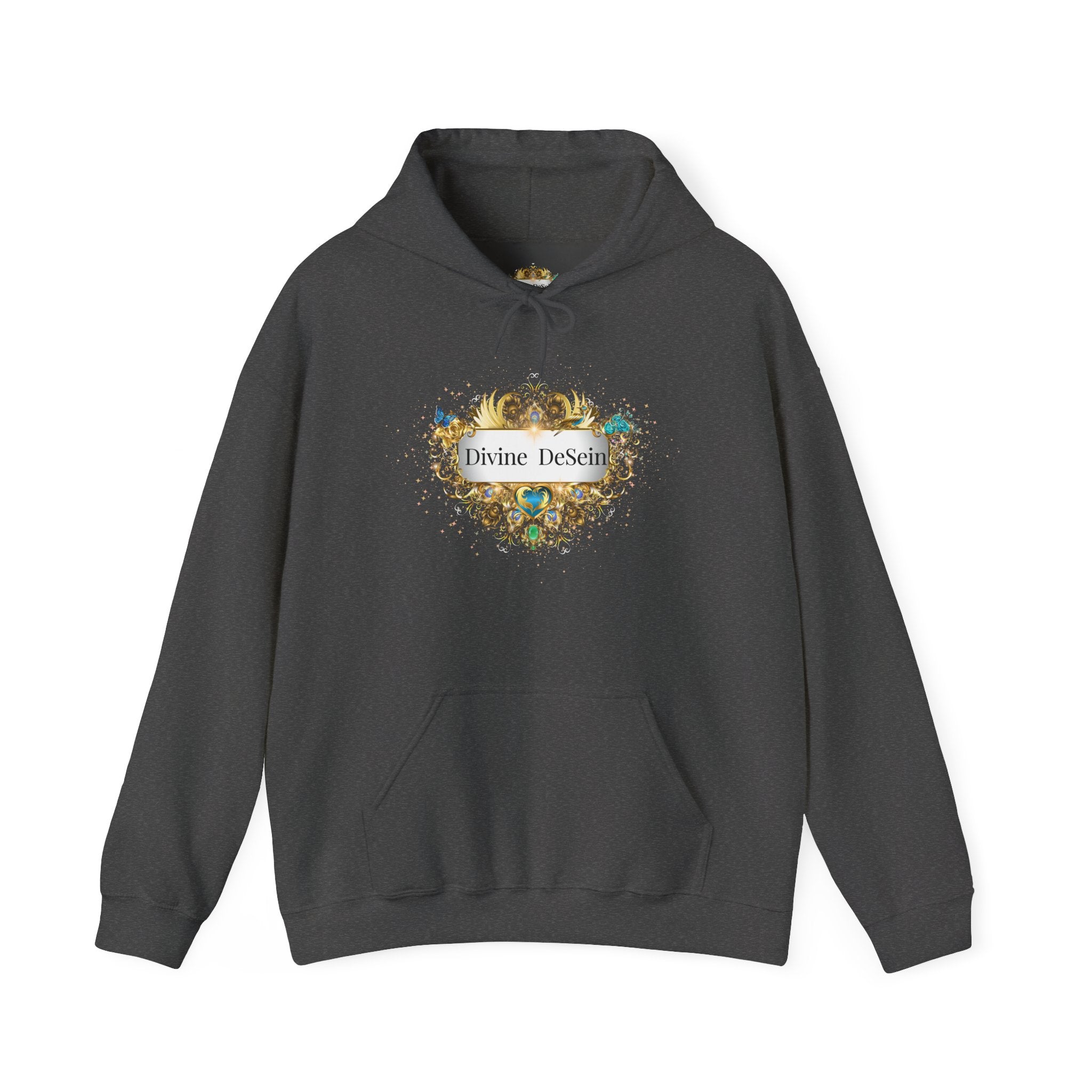 Be Happy - Kuscheliger Statement Hoodie für Männer - Divine DeSein