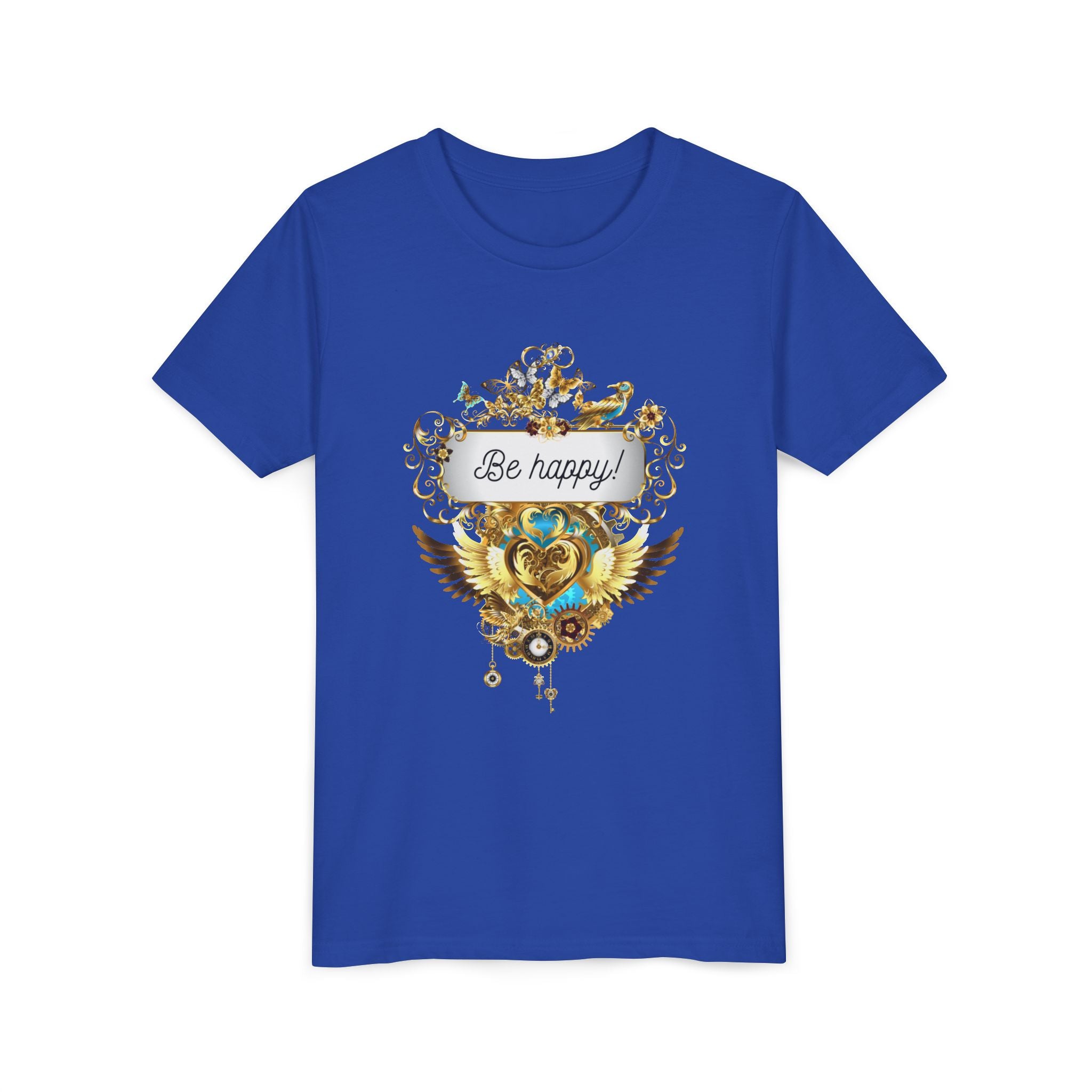 Kindershirt 'Be Happy' Design