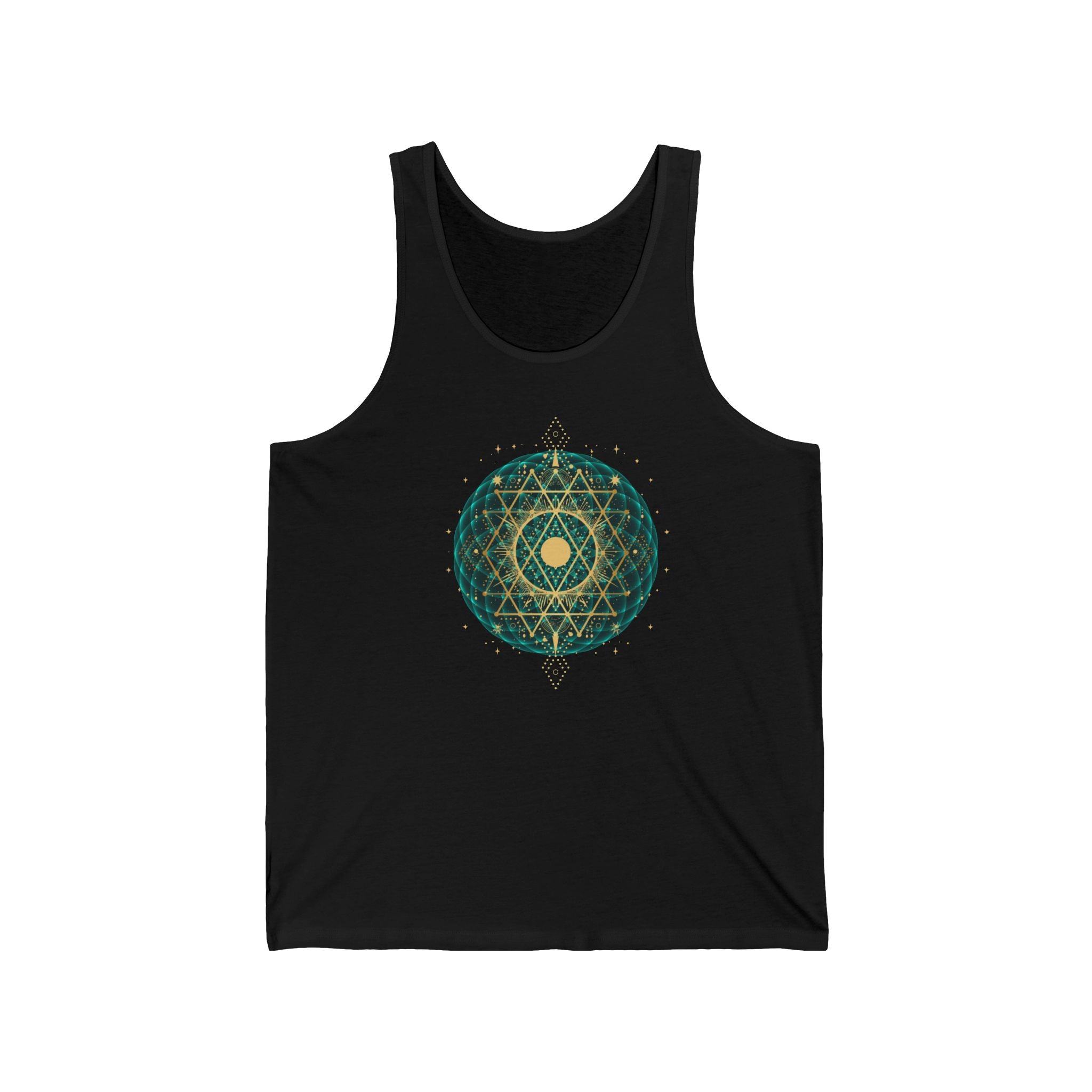 Herren Tank Top "Heilige Geometrie" aus Baumwolle - Divine DeSein
