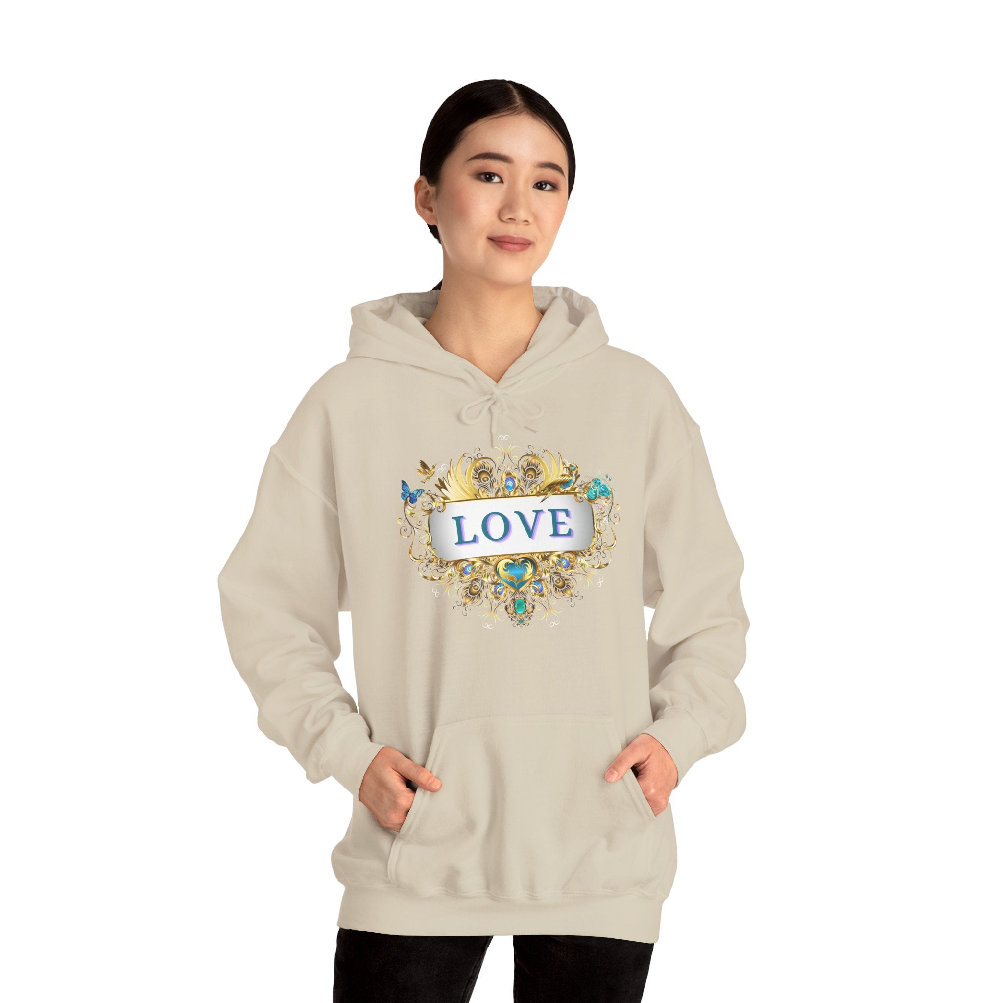 LOVE - Kuscheliger Statement Hoodie