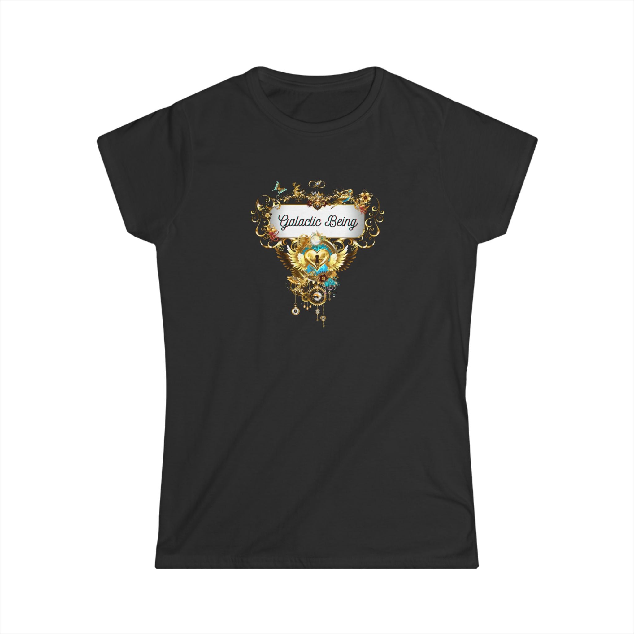 Galactic Being - Spirituelles Damen T-Shirt - Divine DeSein