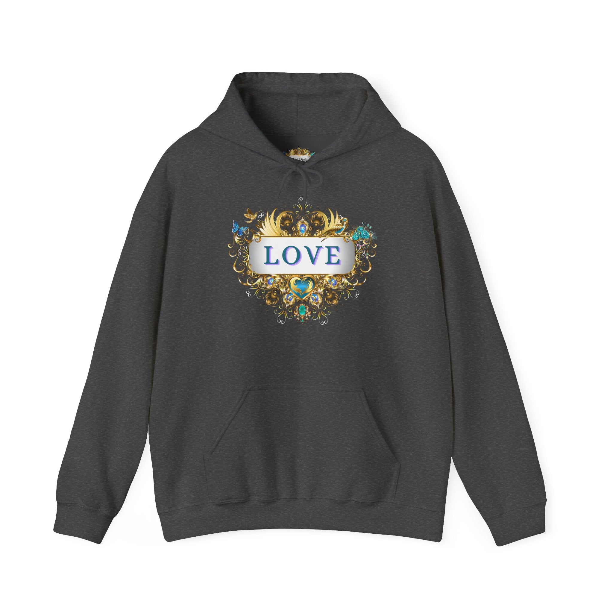 LOVE - Kuscheliger Statement Hoodie für Männer - Divine DeSein