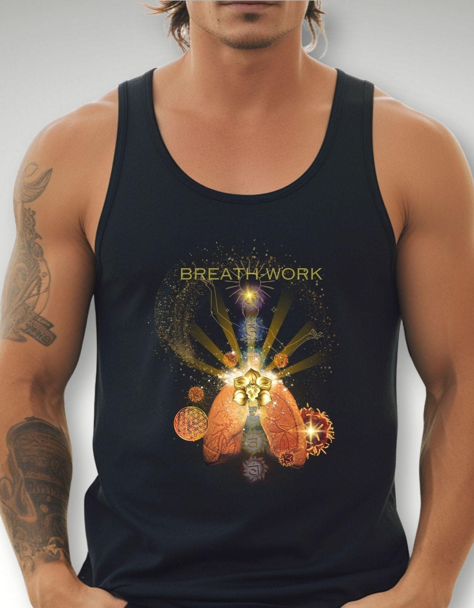 Breathwork - Männer Tank - Divine DeSein