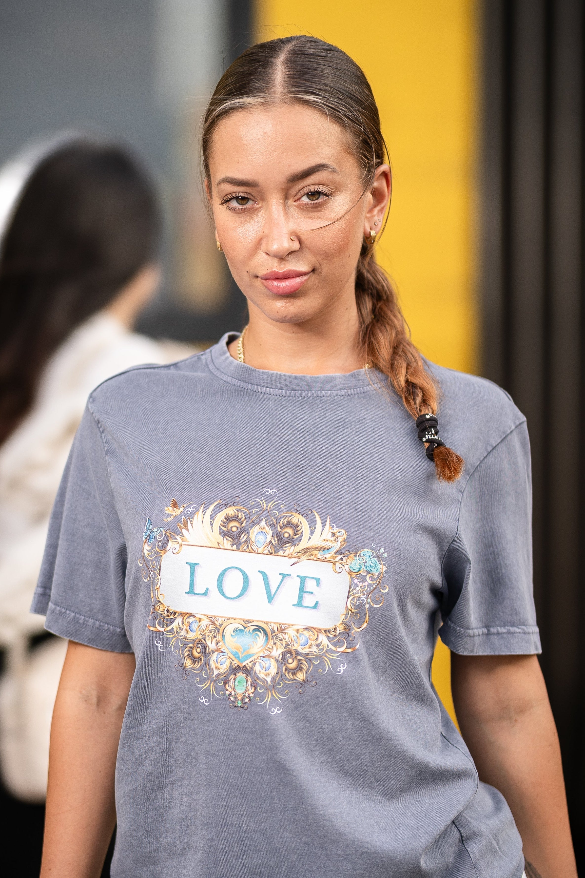 LOVE Acid Wash T-Shirt – Premium Statement - Divine DeSein