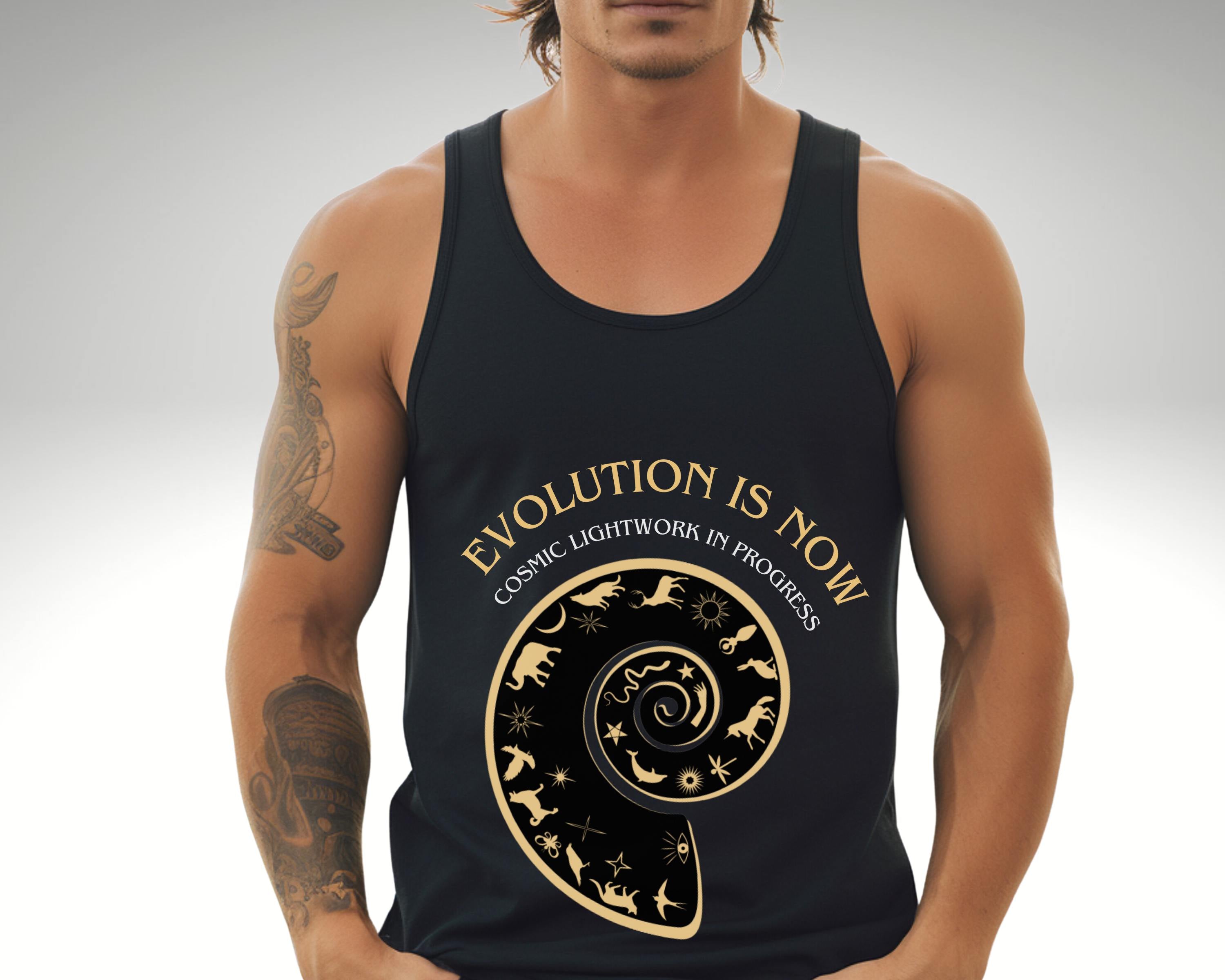 Herren Tank Top "Evolution" aus Baumwolle - Divine DeSein