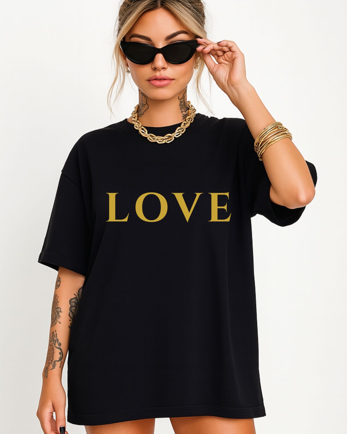 BOLT LOVE – Edles Statement T-Shirt aus Bio-Baumwolle - Divine DeSein