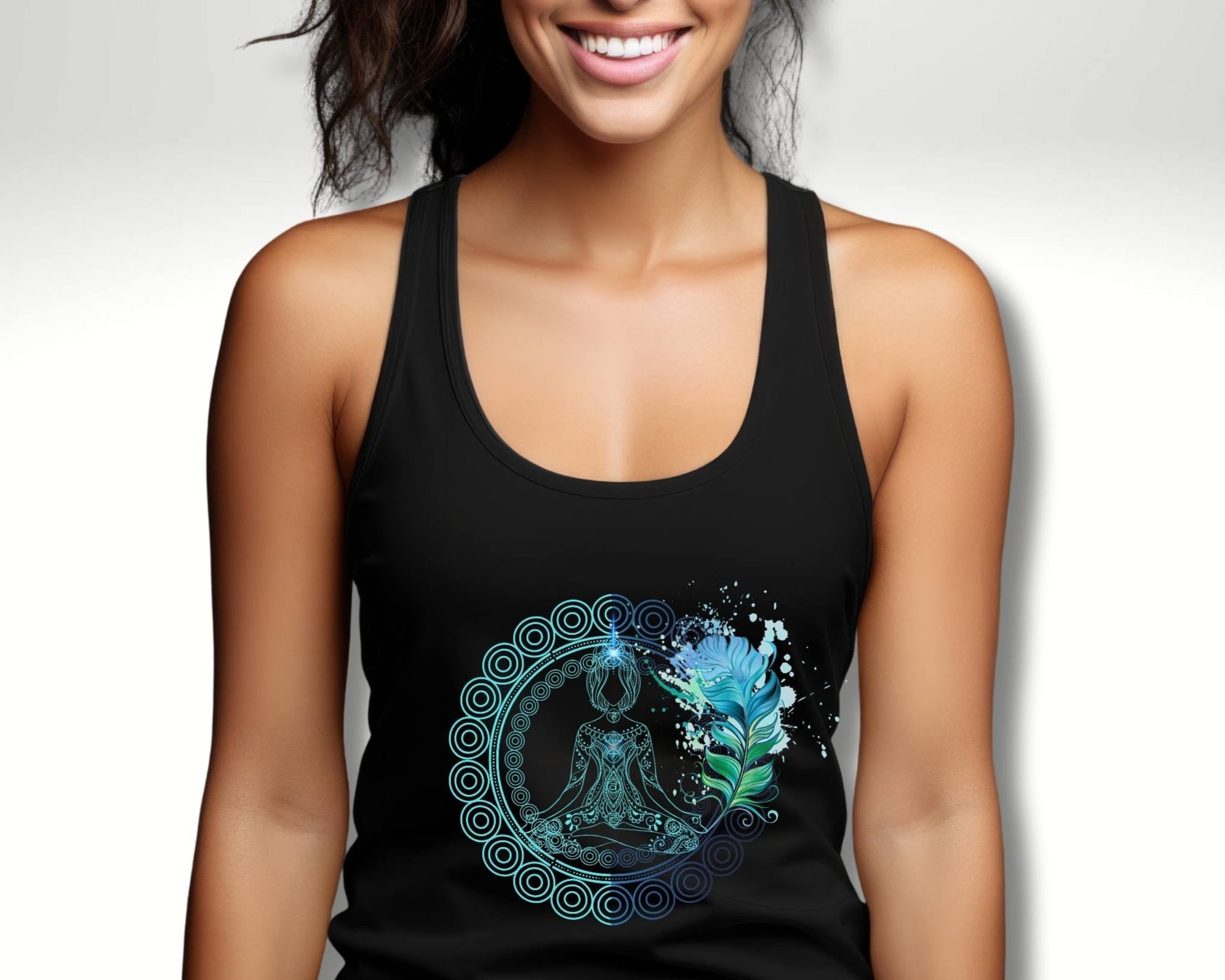 Mystisches Damentop - Tank Top aus Bio-Baumwolle - Divine DeSein