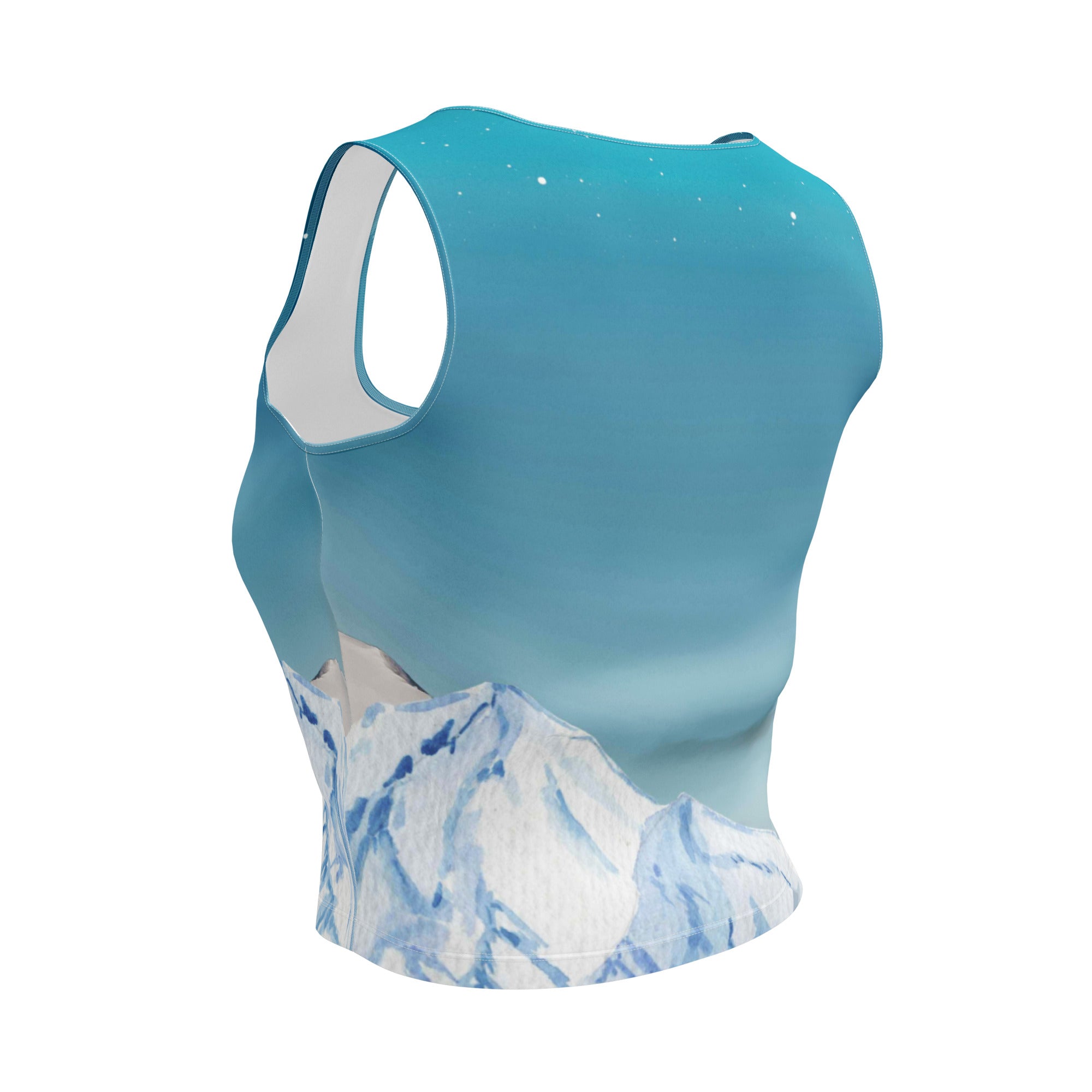 Schneeleoparden Designer-Top - Divine DeSein