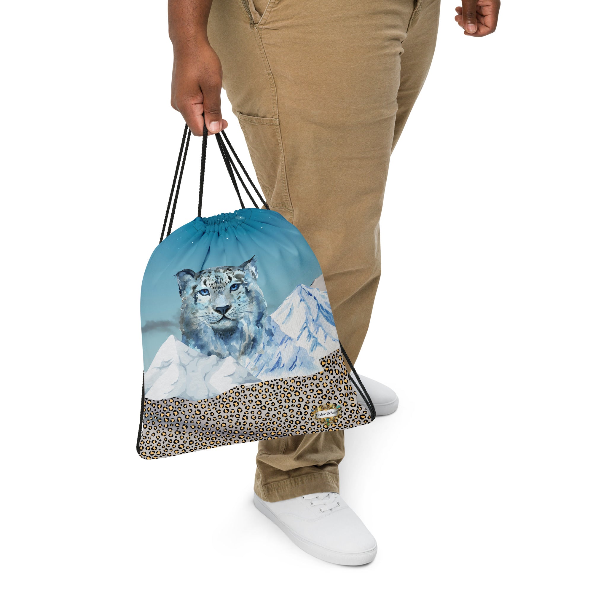 Schneeleopard - Turnbeutel - Divine DeSein