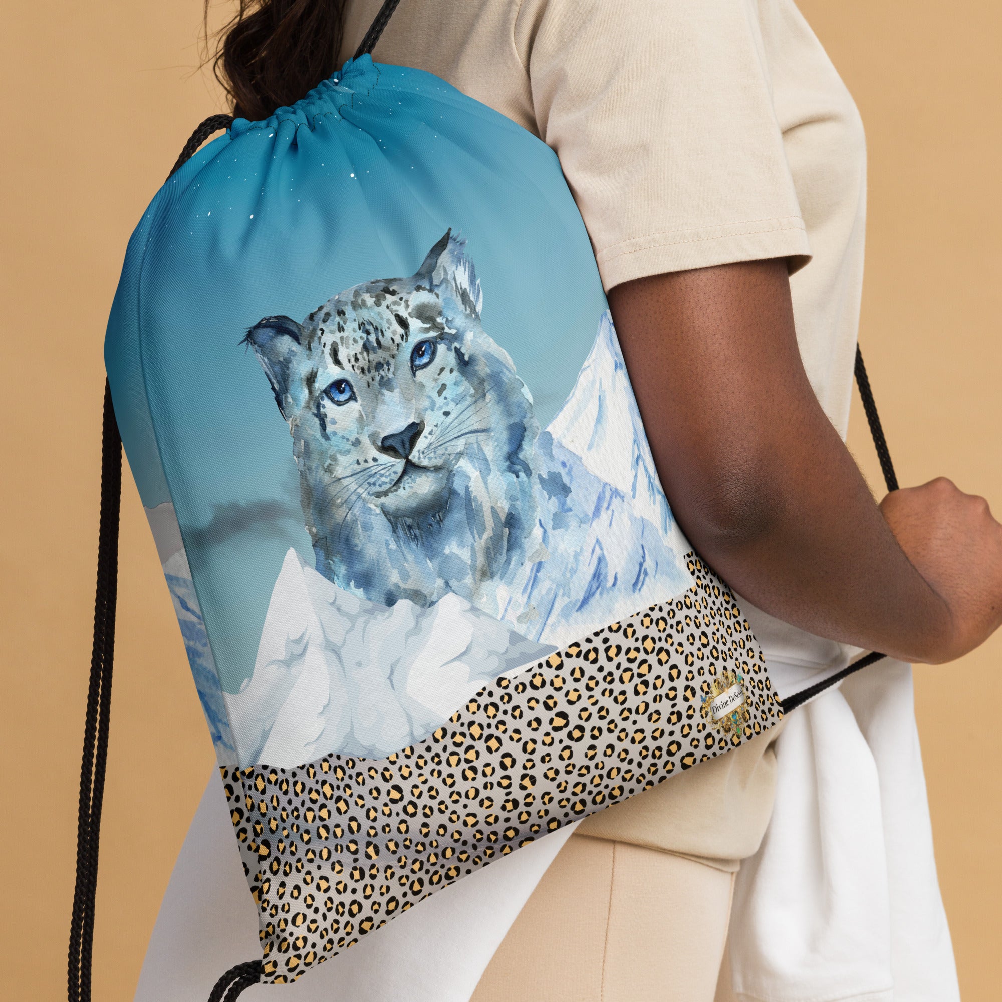 Schneeleopard - Turnbeutel - Divine DeSein