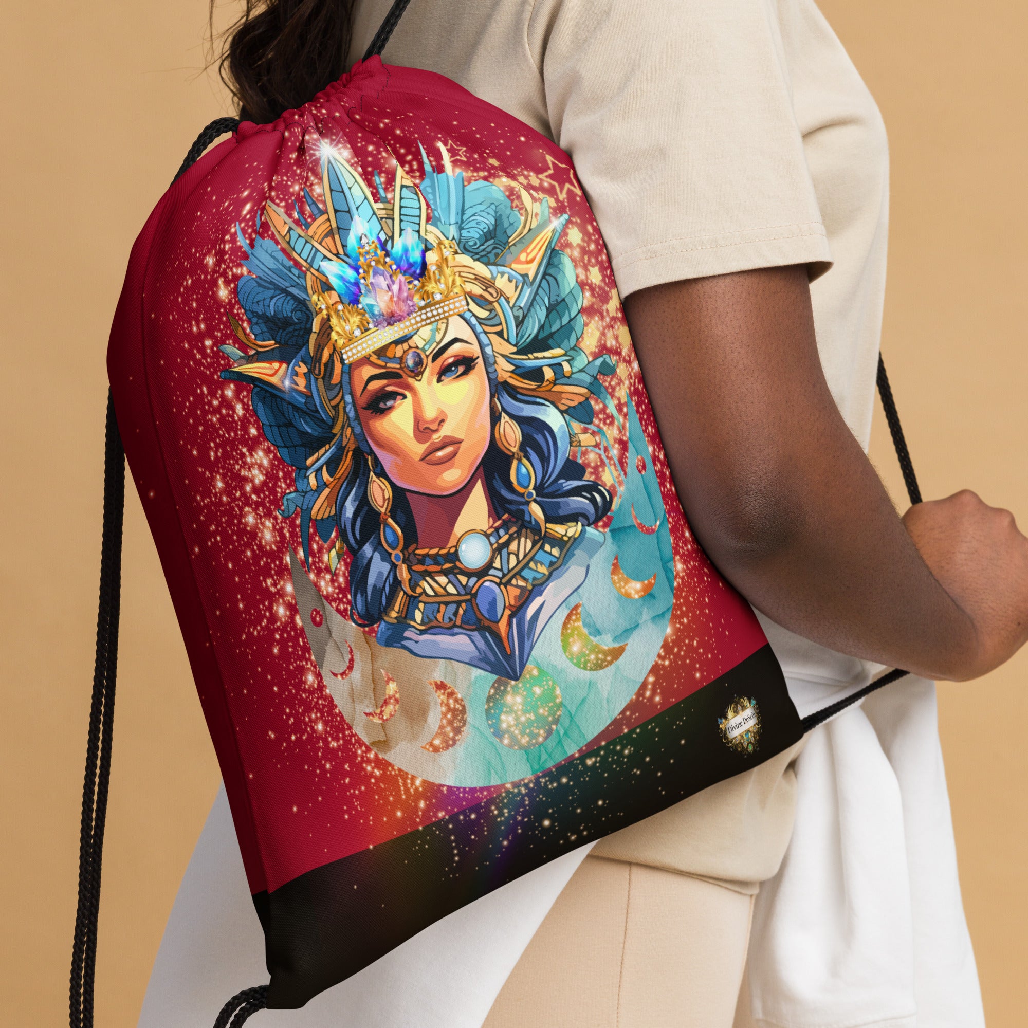 Neith Göttin - Turnbeutel rot - Divine DeSein