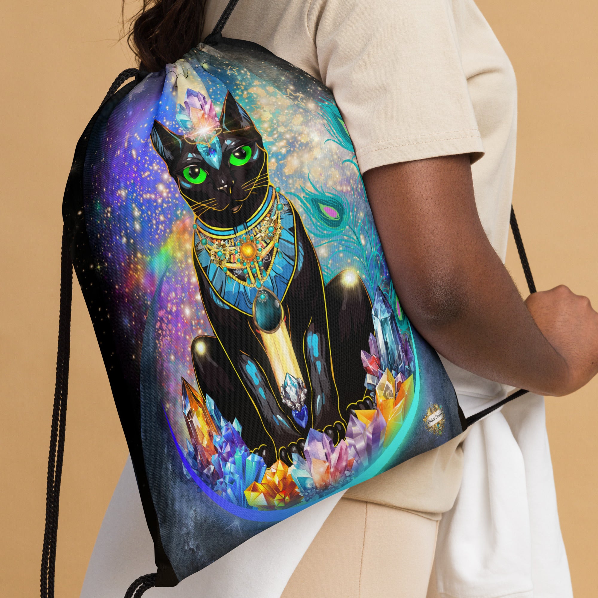 Bastet - Turnbeutel schwarz - Divine DeSein