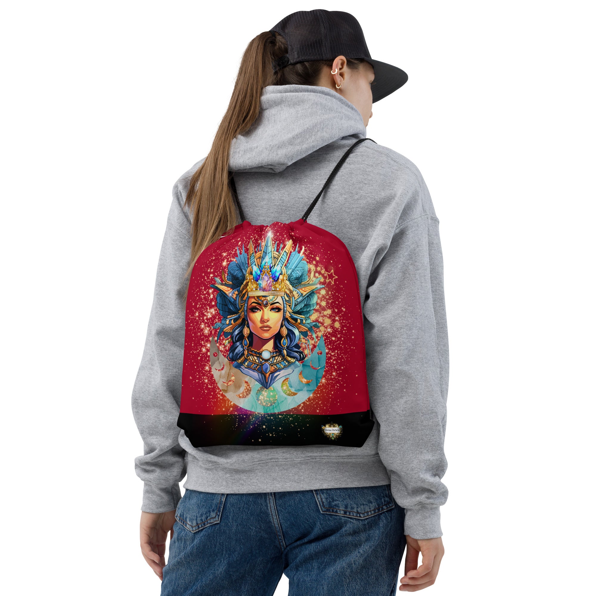 Neith Göttin - Turnbeutel rot - Divine DeSein