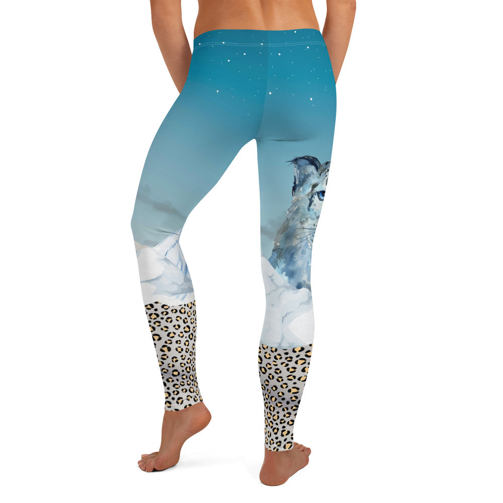 Schneeleoparden - Leggings (Eu) - Divine DeSein