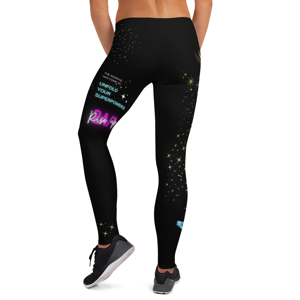 Ausgefallene Leggings - Level up Statement - Divine DeSein