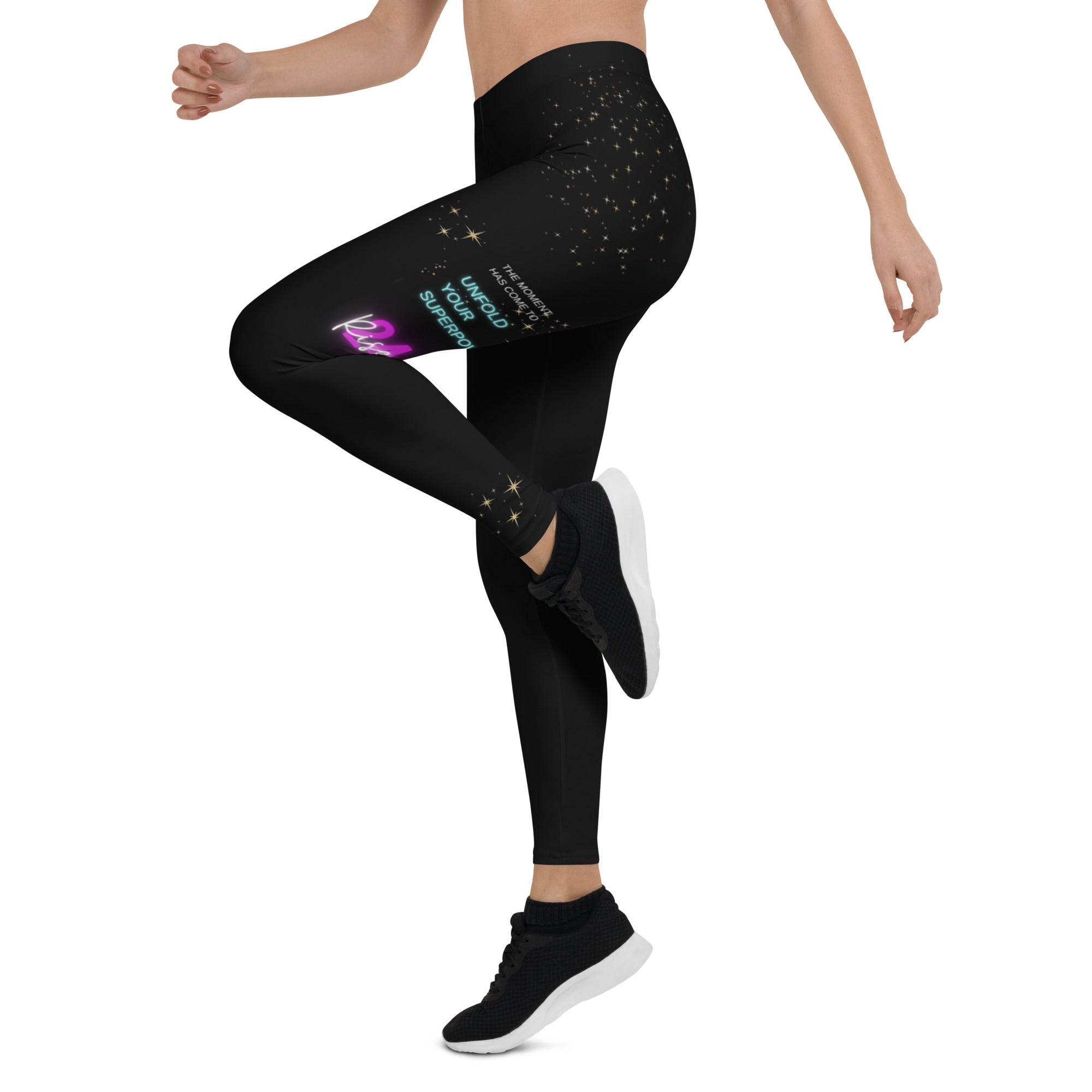 Ausgefallene Leggings - Level up Statement - Divine DeSein