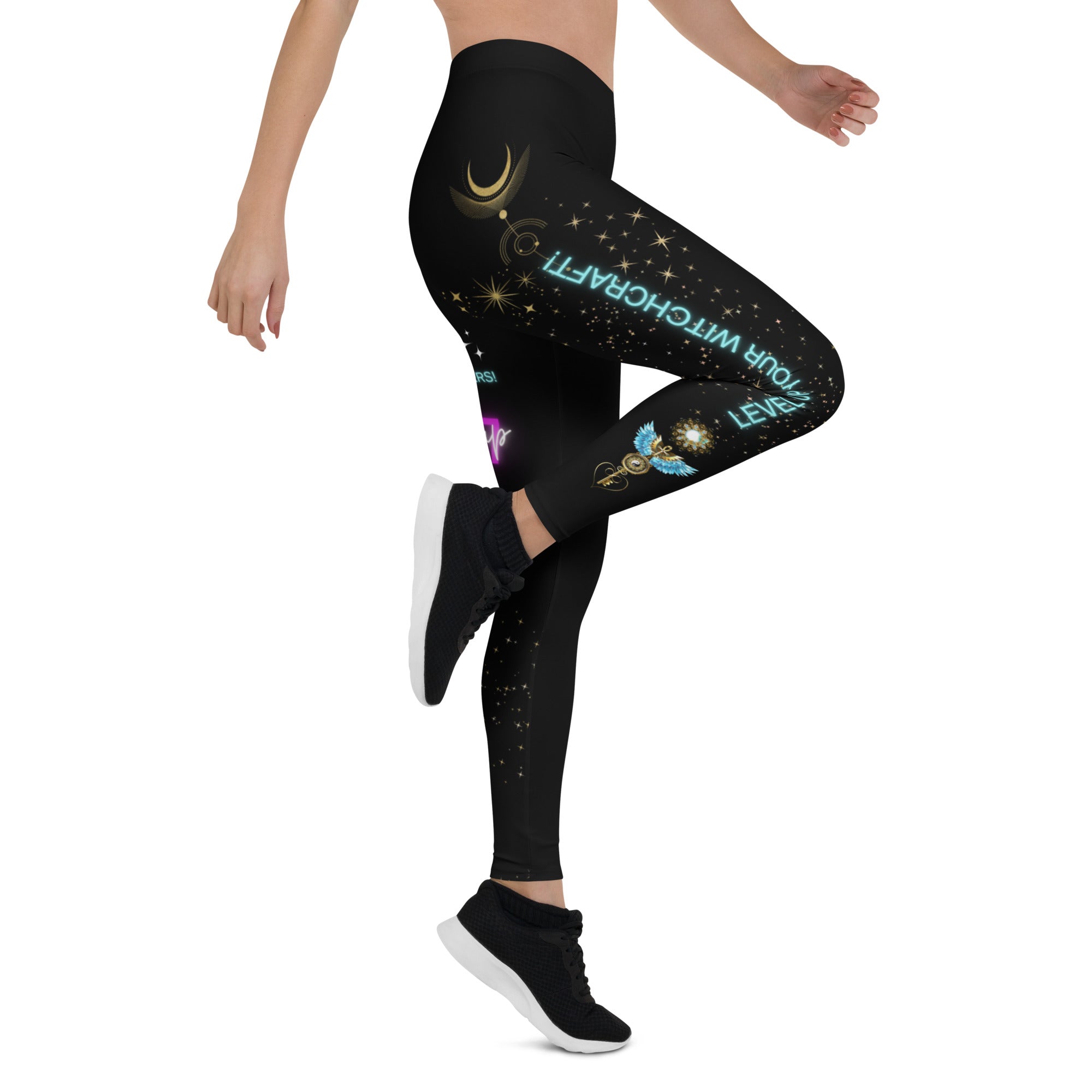Ausgefallene Leggings - Level up Statement - Divine DeSein