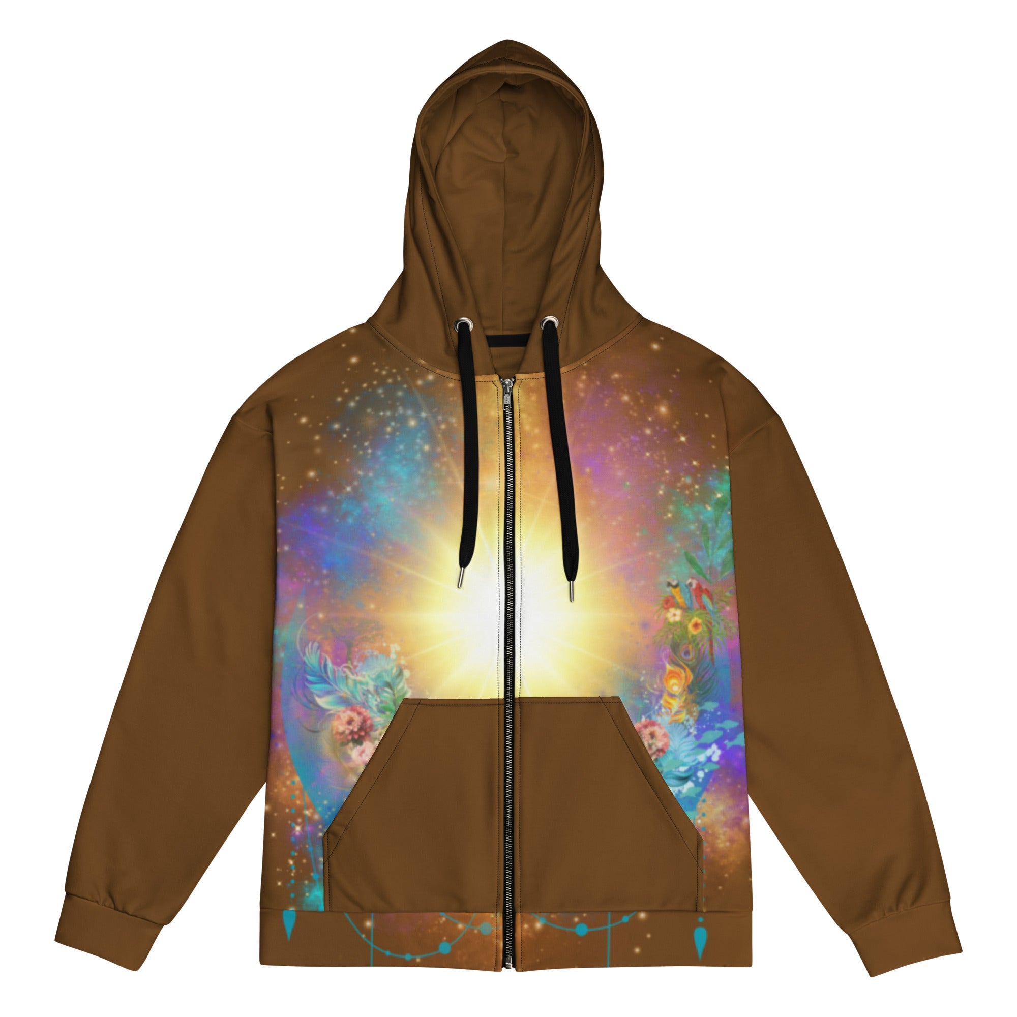 Bagheera´s Zauber - Eco Unisex Zip-Hoodie braun - Divine DeSein